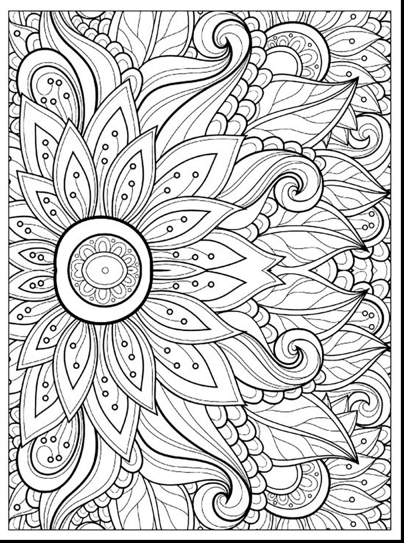 Flower Coloring Pages Printable Coloring Pages FREE