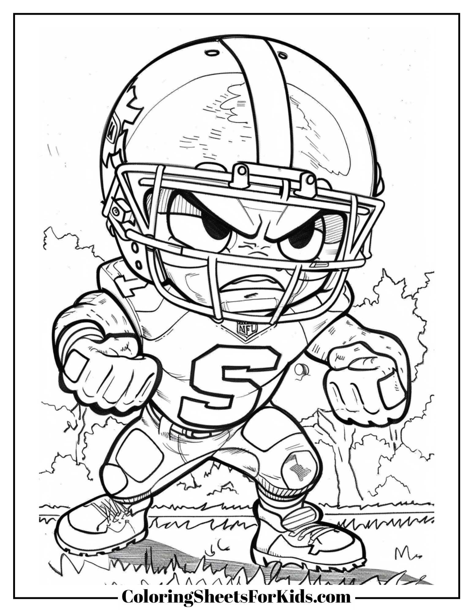 Printable Nfl Coloring Pages