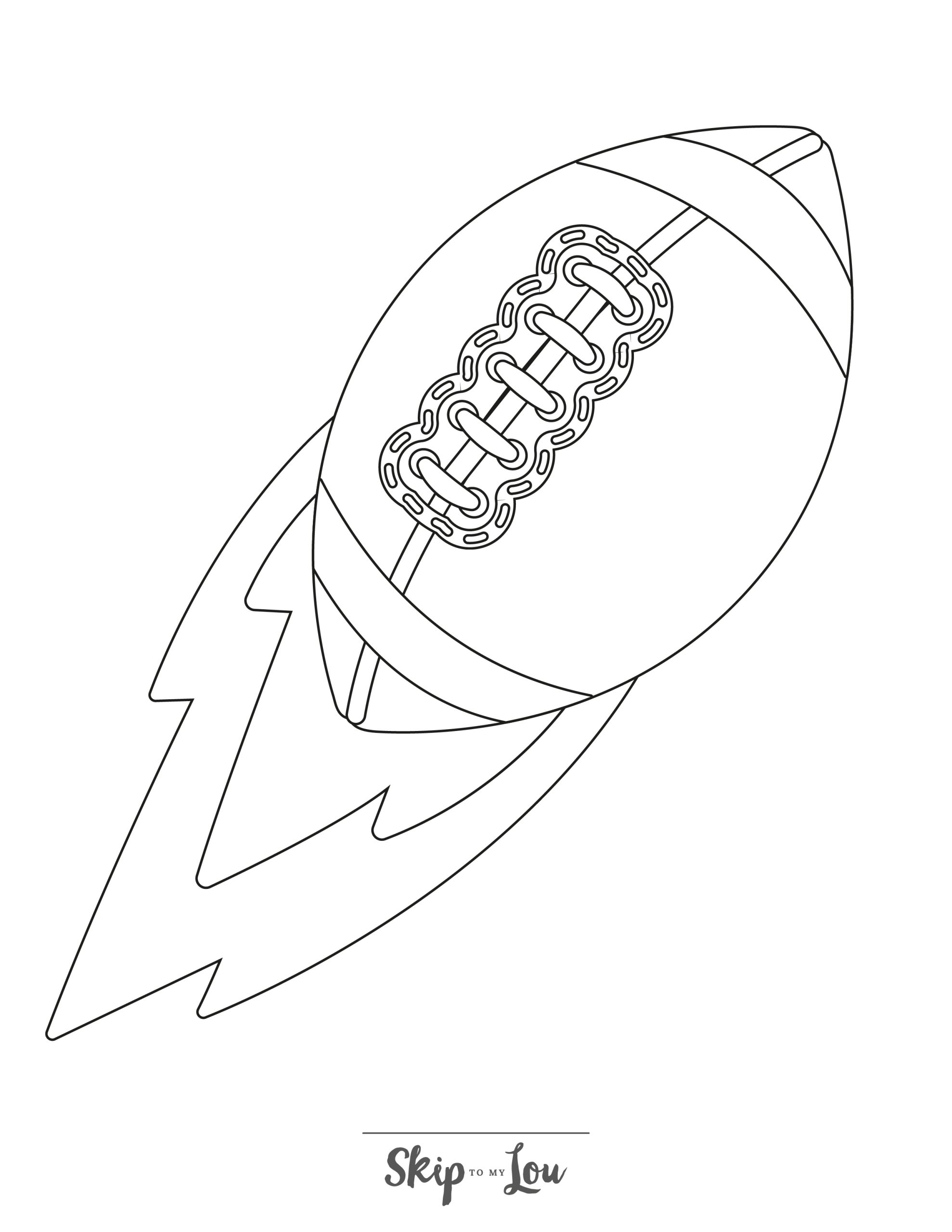 Free Football Printable Coloring Pages