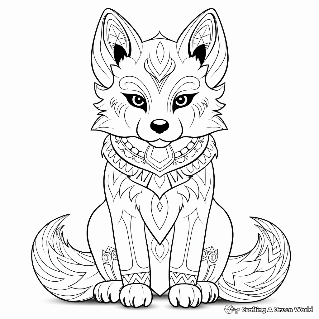 Fox For Adults Coloring Pages Free U0026 Printable 