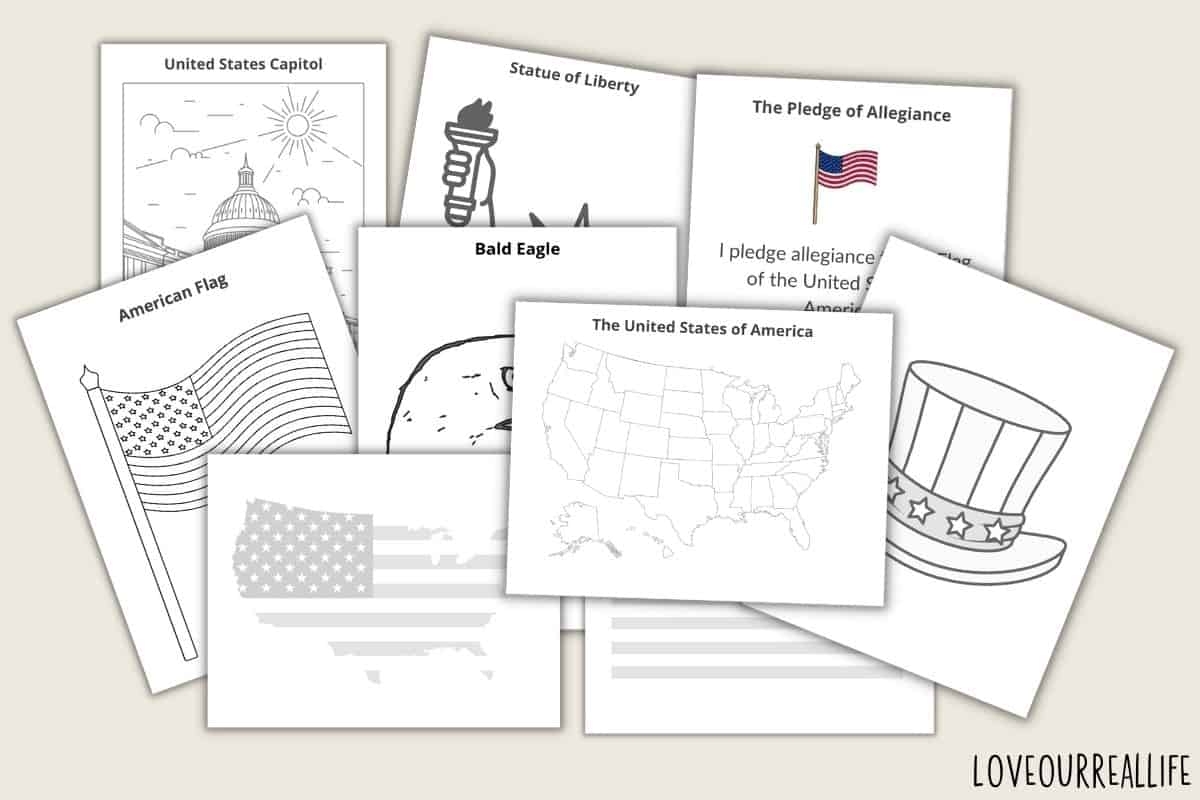 Free Printable Coloring Pages Of The American Flag