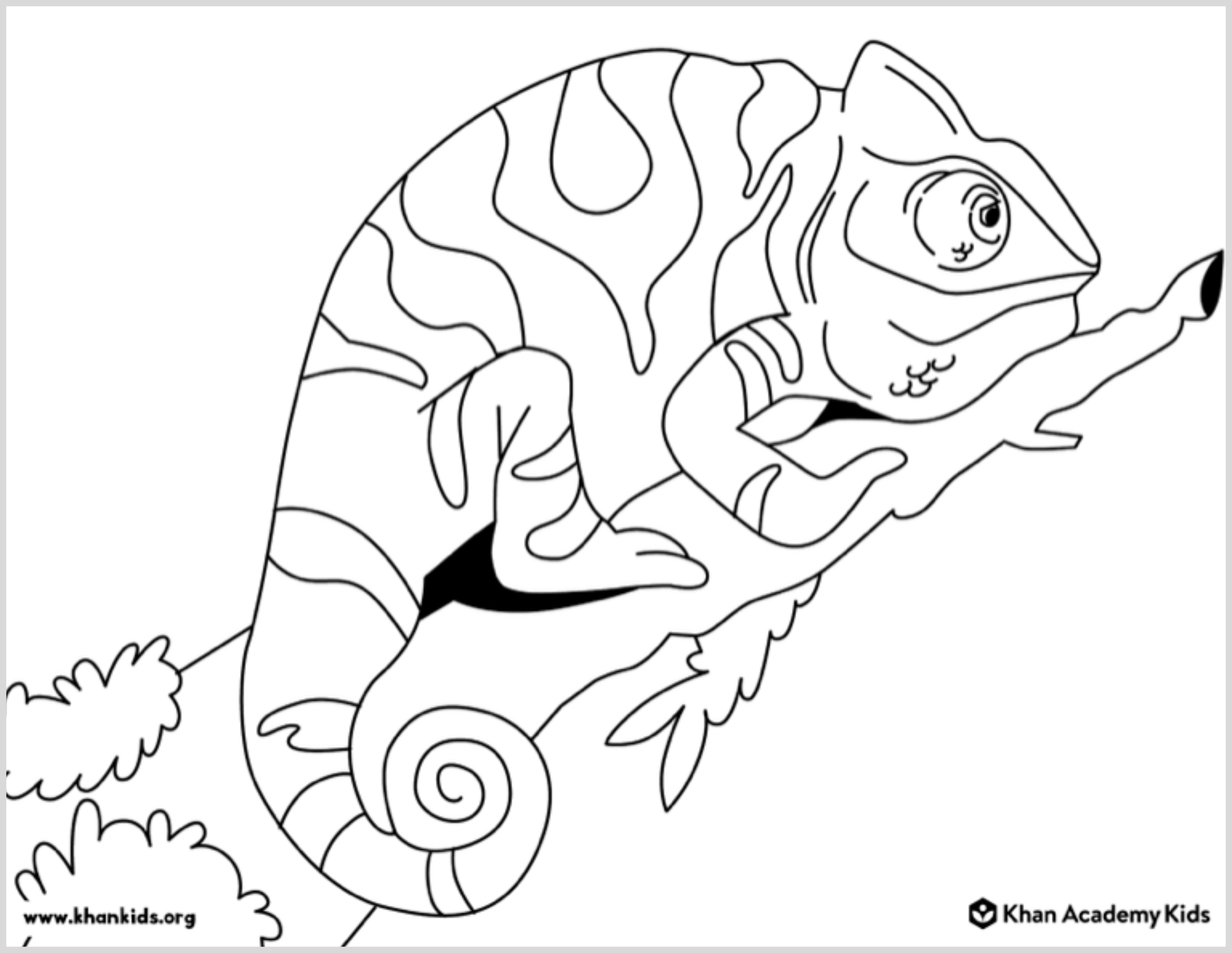 Free Animal Coloring Pages Khan Academy Blog
