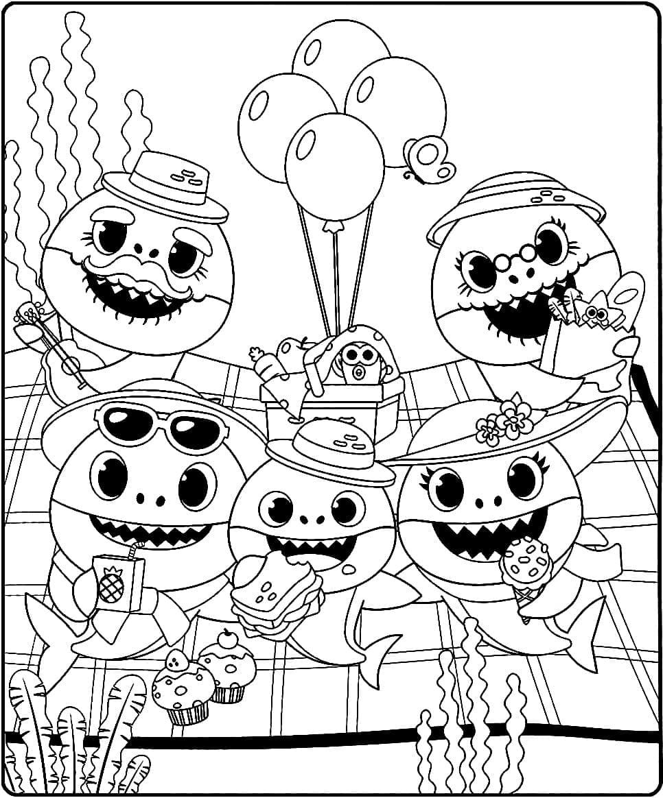Free Baby Shark Coloring Page Download Print Or Color Online For Free