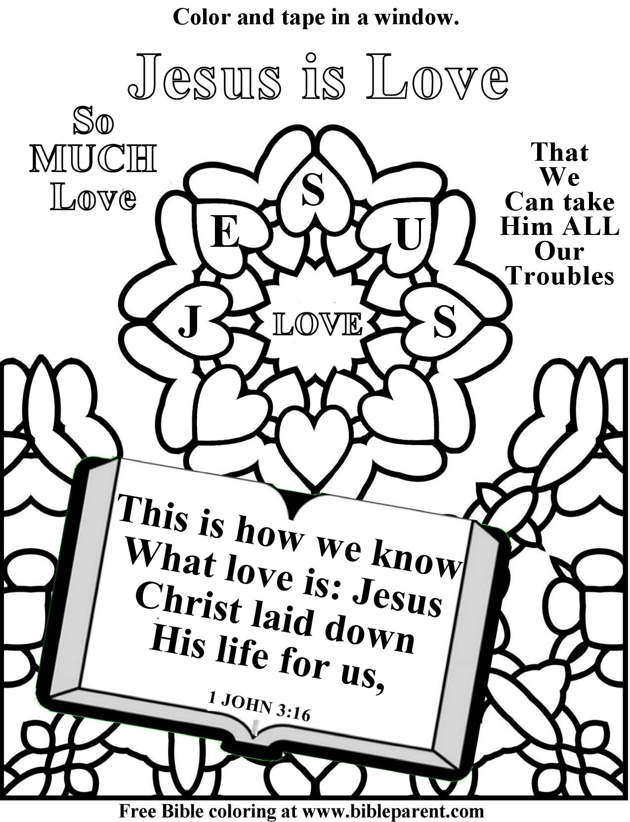 Bible Coloring Pages Free