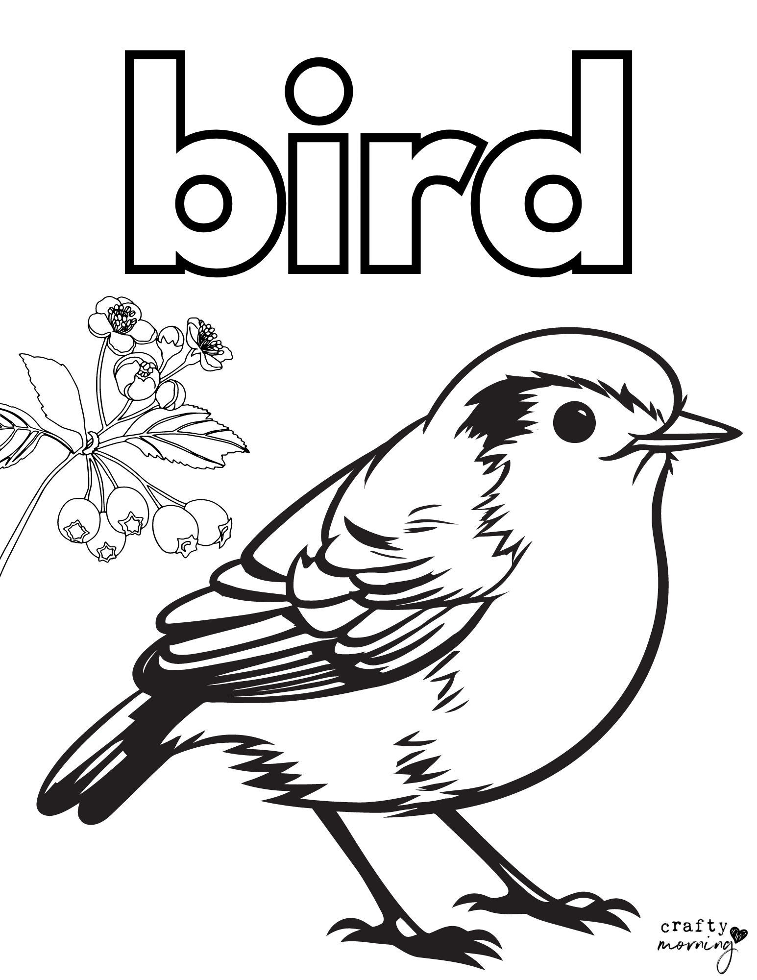 Free Printable Coloring Pages Birds