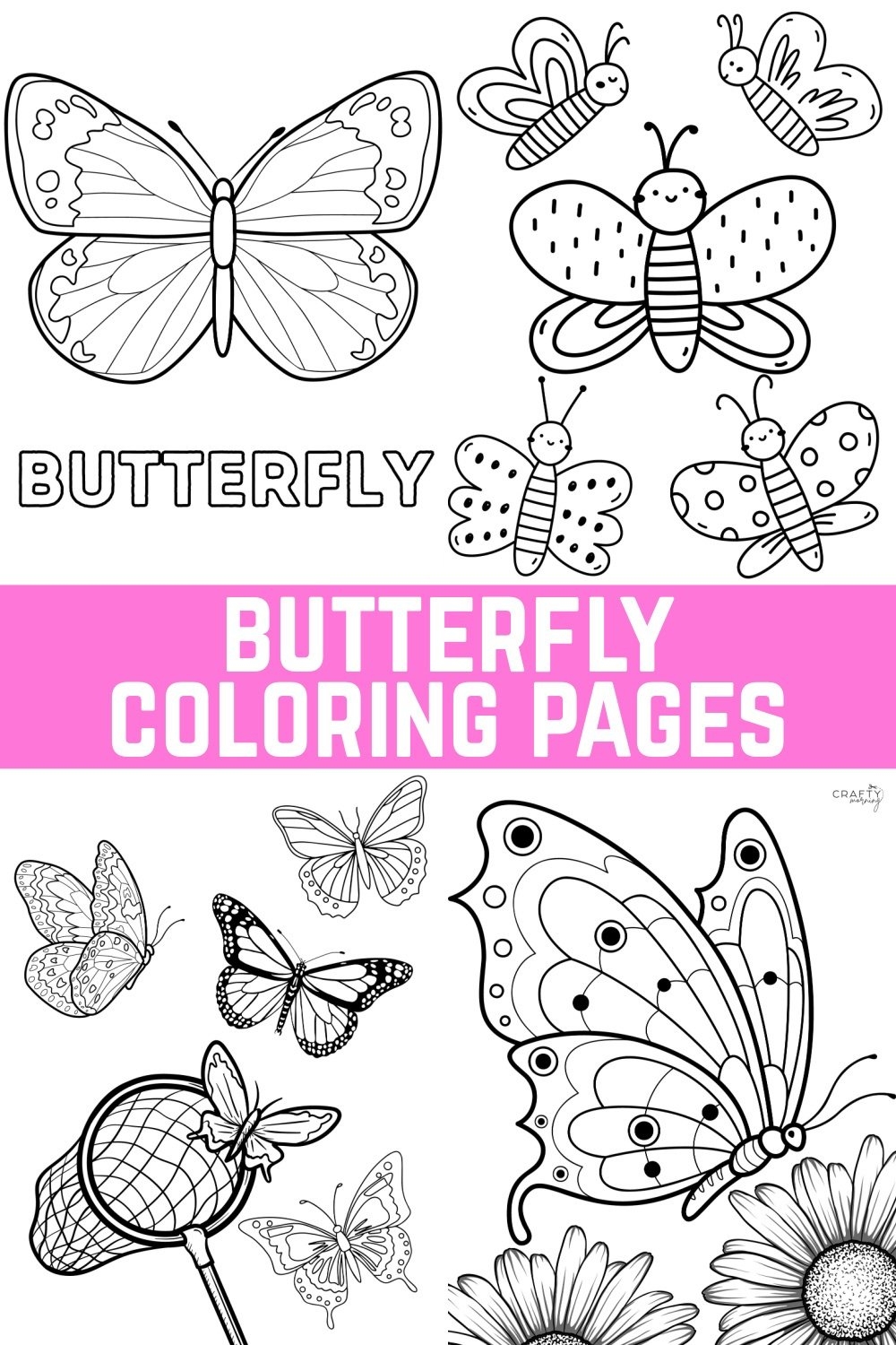 Butterfly Free Printable Coloring Pages