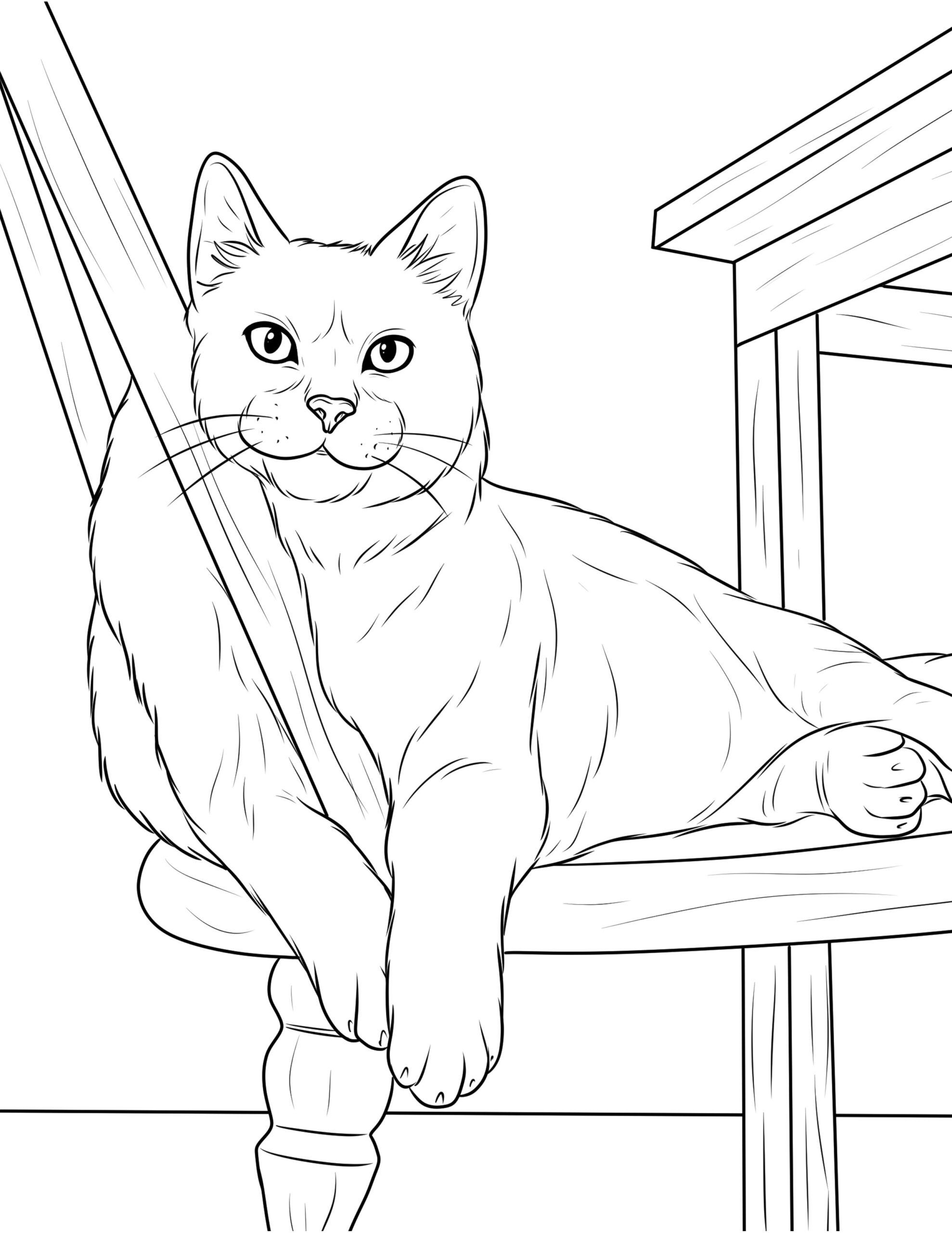 Free Cats Coloring Pages Sweet Kids Home