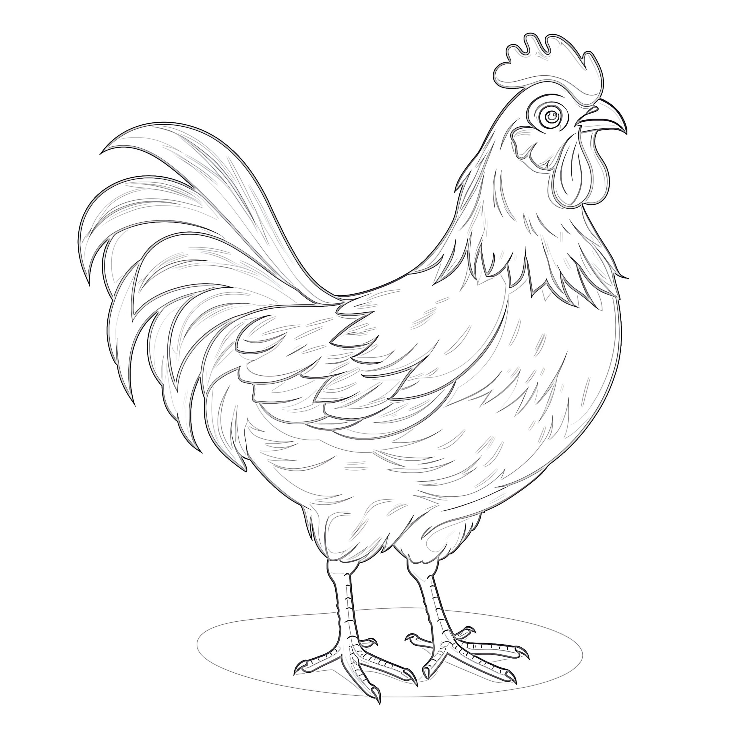 Chicken Coloring Pages Printable
