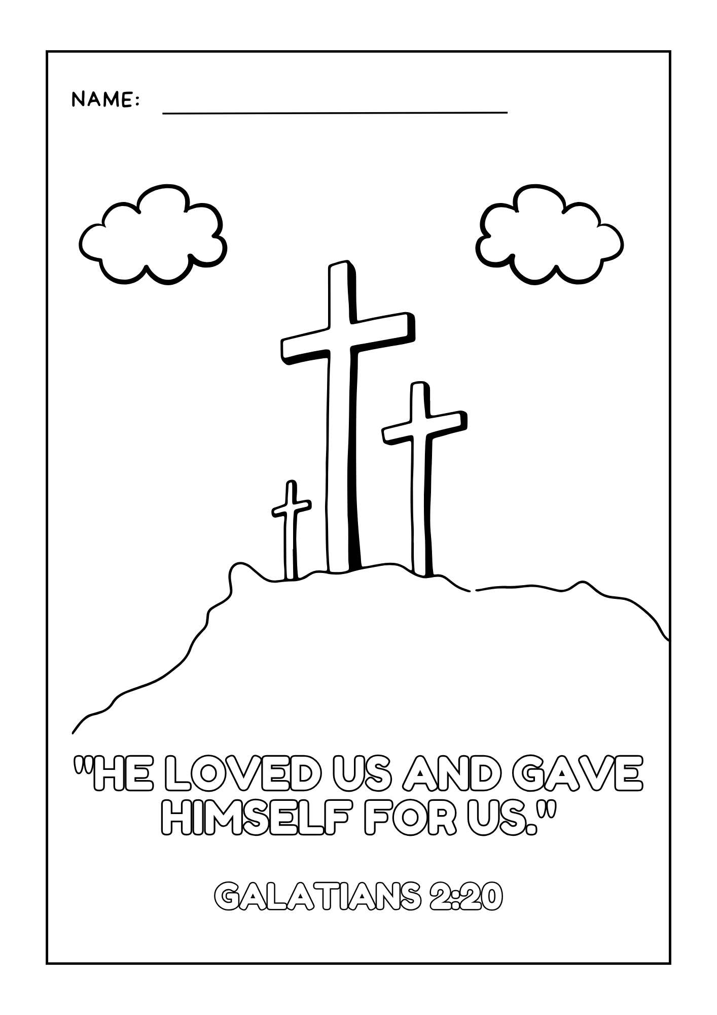 Printable Christian Coloring Pages