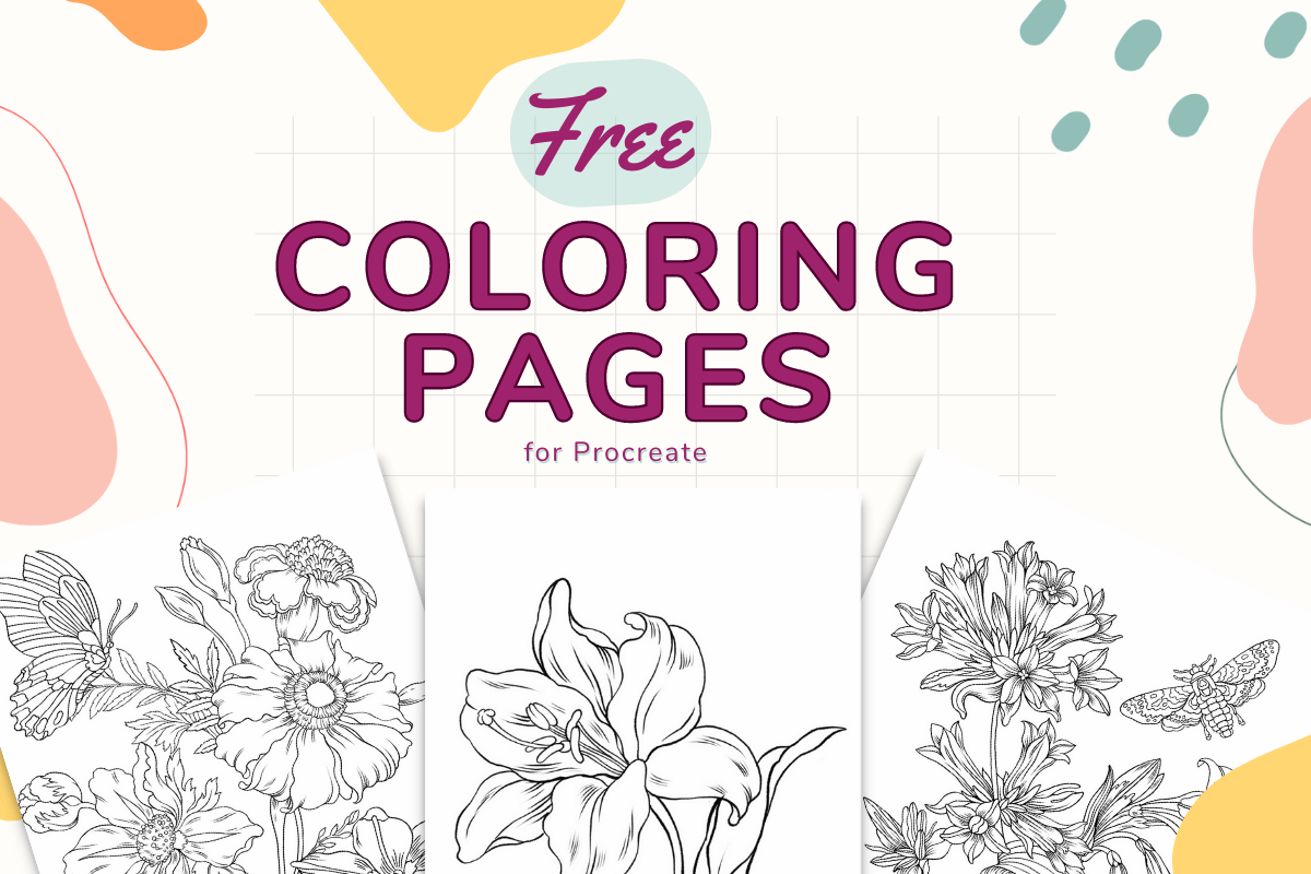 Free Coloring Pages For Procreate