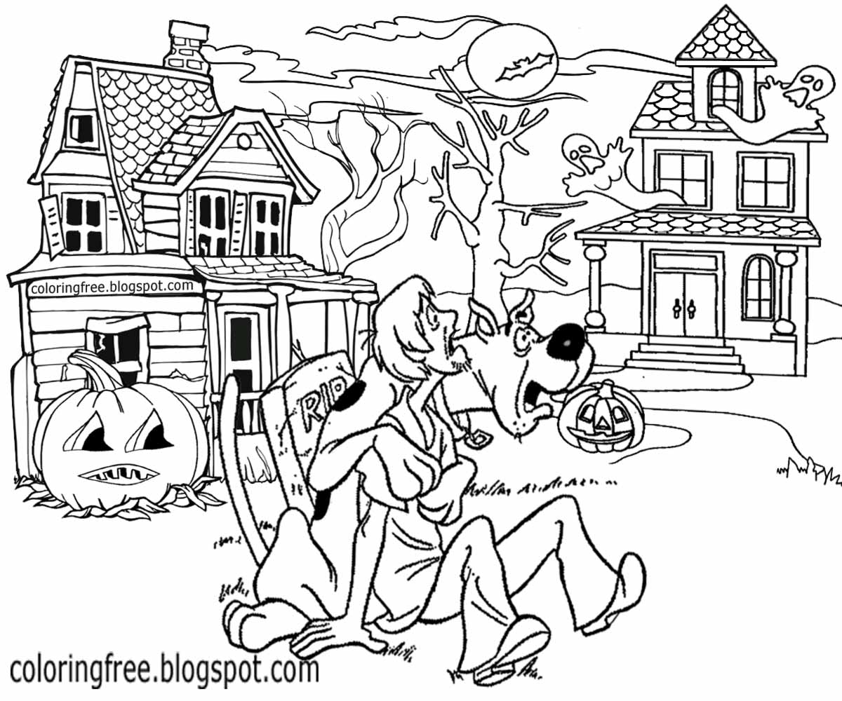 Free Coloring Pages Scooby Doo