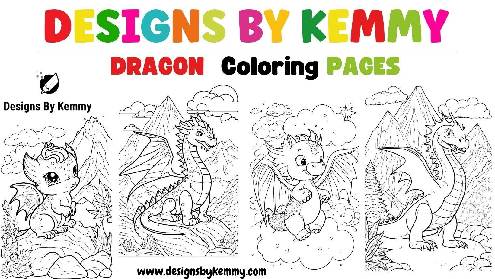 Free Dragon Coloring Pages ColorfulFam Free U0026 Premium Coloring Pages For The Whole Family