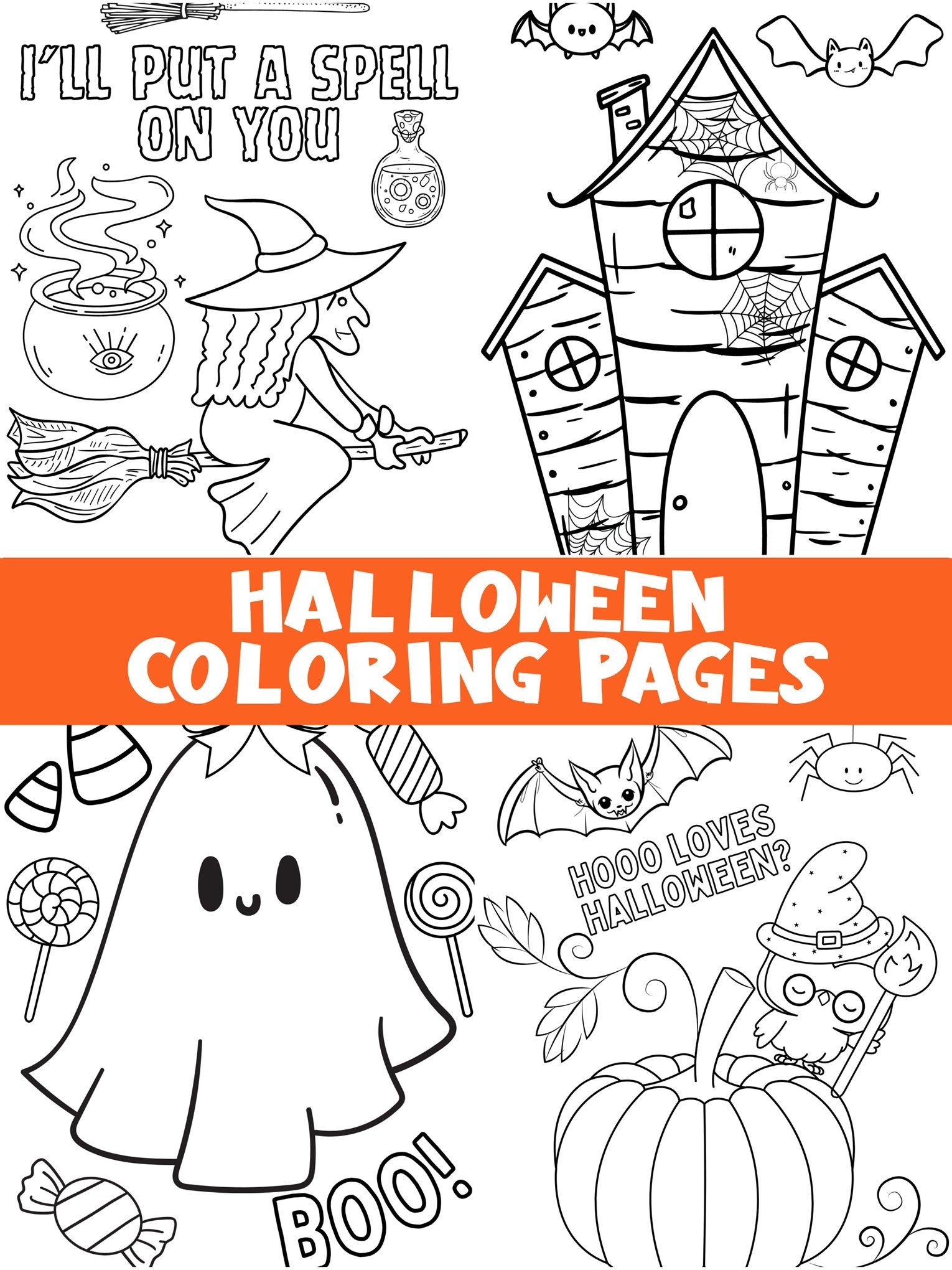 Free Halloween Color Pages To Print