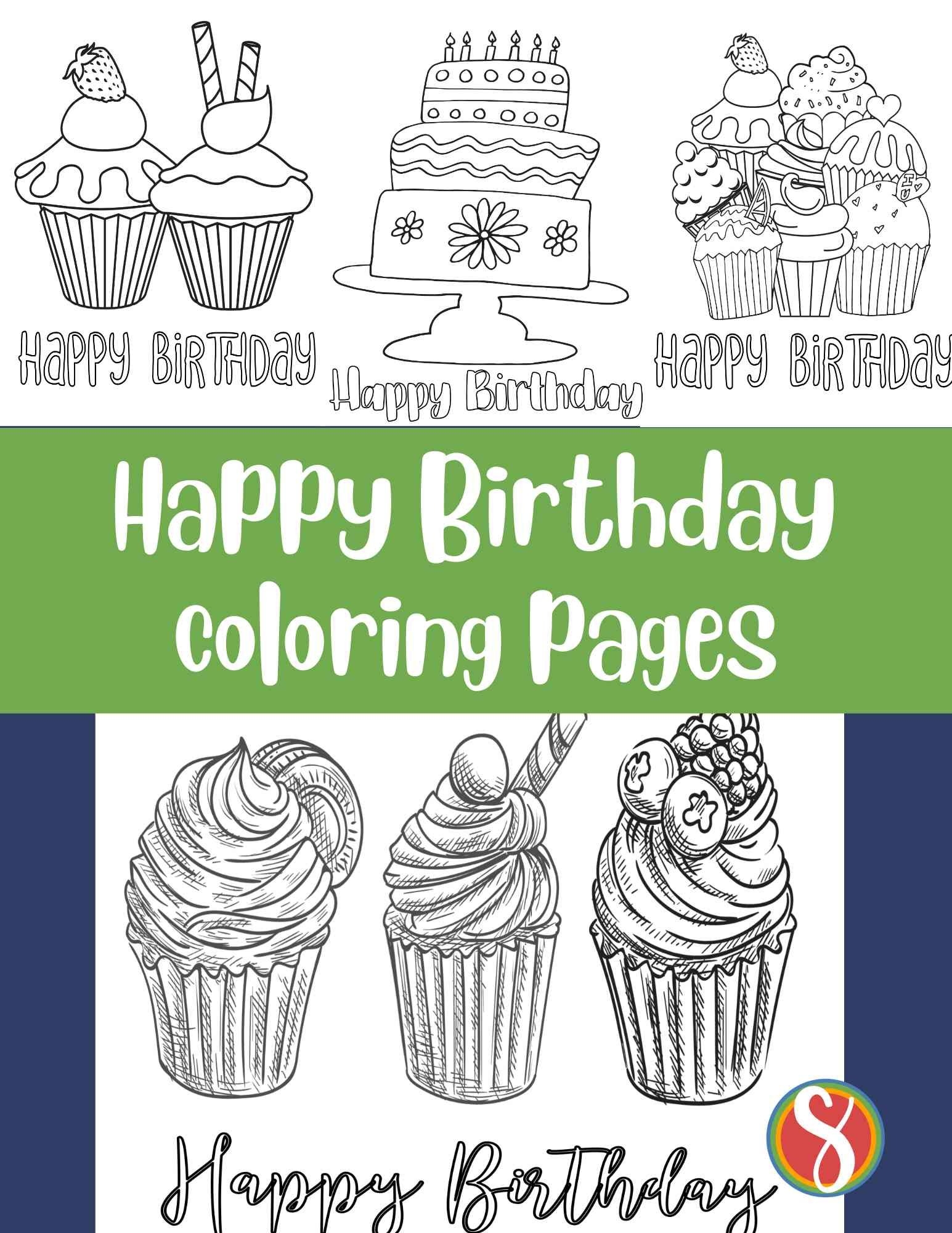 Free Birthday Coloring Pages