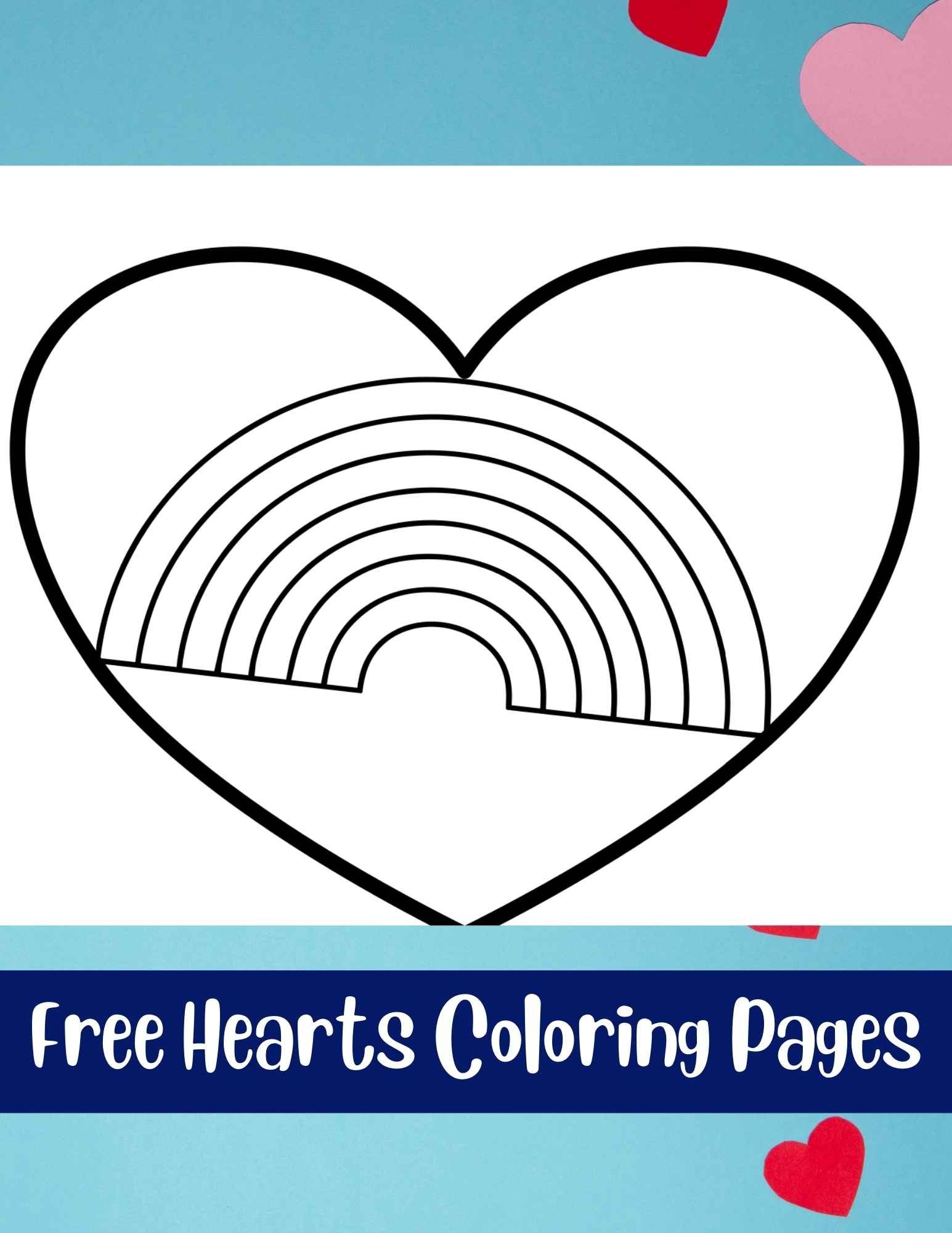 Free Heart Coloring Pages Stevie Doodles