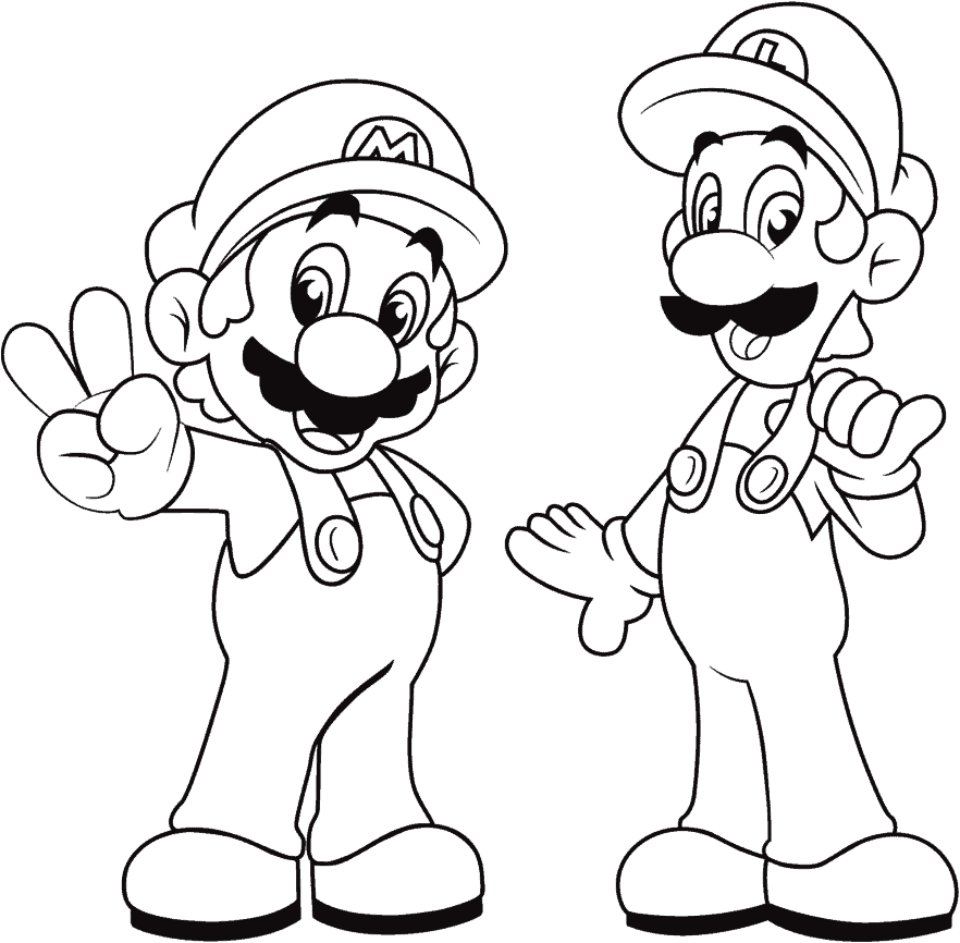 Free Mario Coloring Pages Artsy Pretty Colors