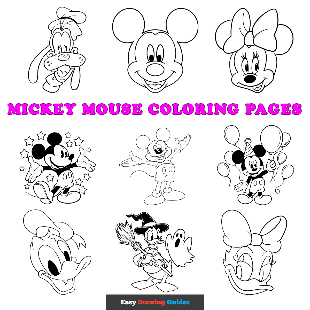 Free Mickey Mouse Coloring Pages