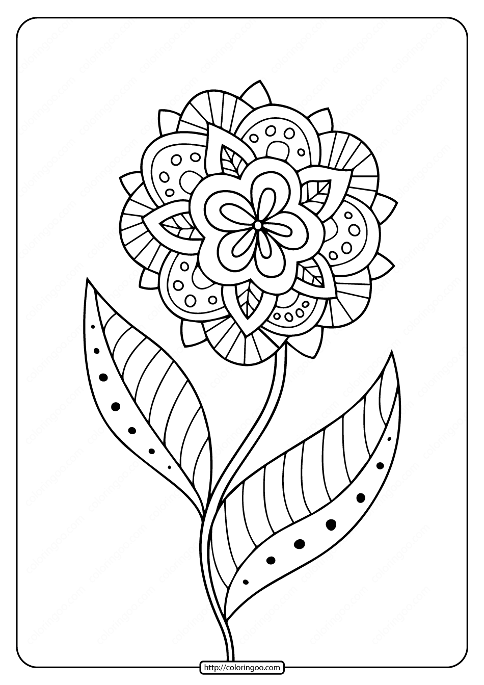 Adult Coloring Pages Mandala Printable