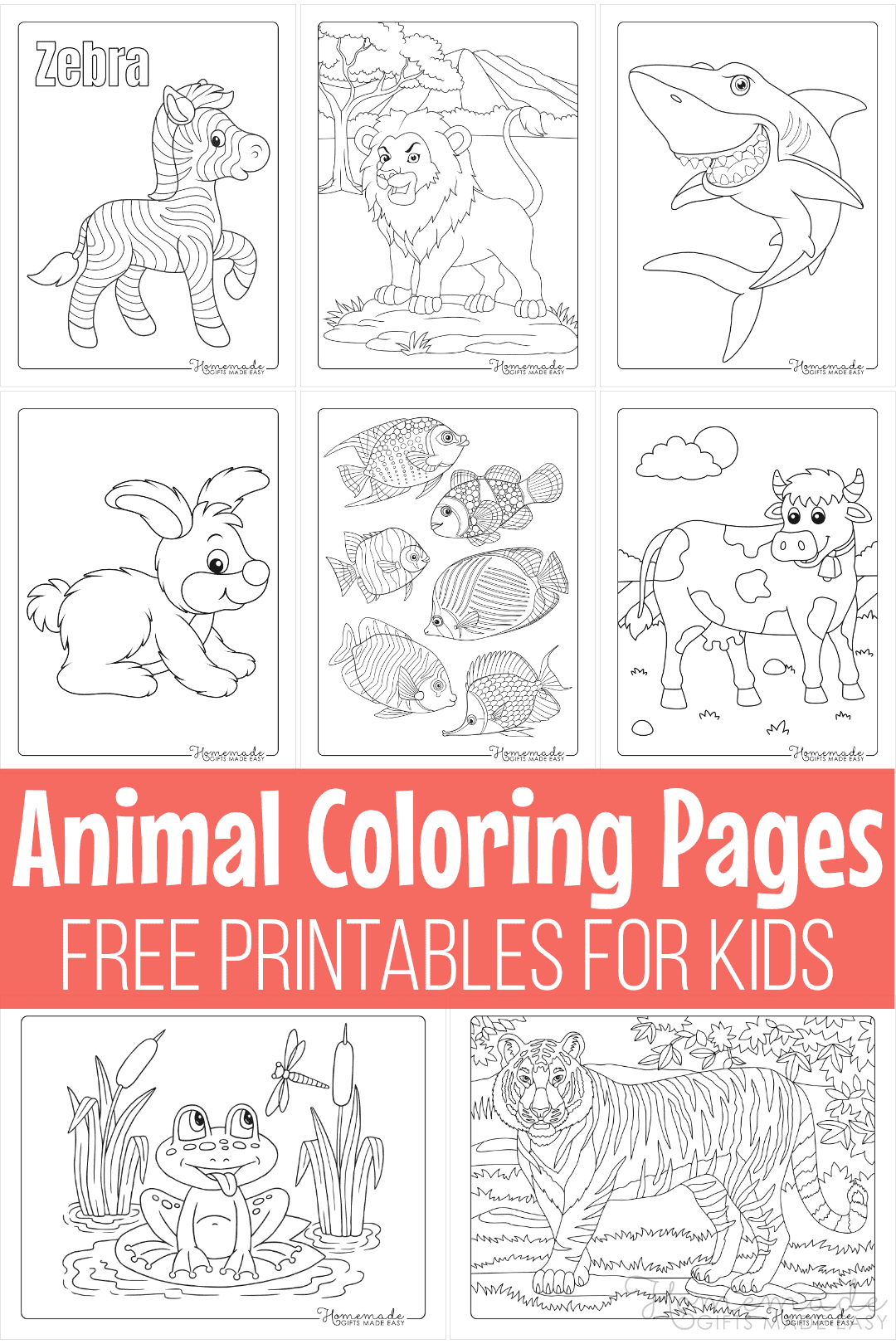 Coloring Pages Free Printable Animals