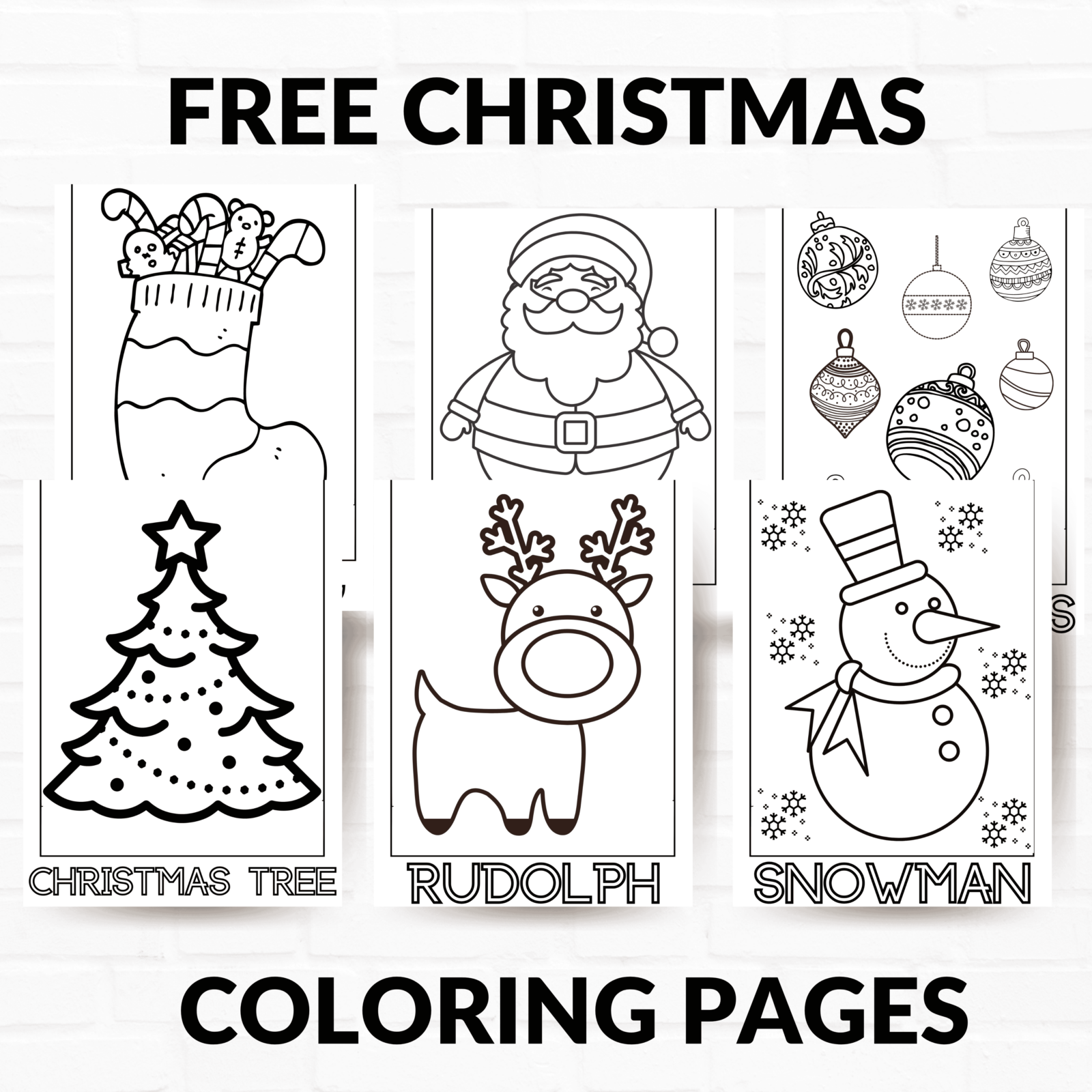 Christmas Coloring Pages Free Printable