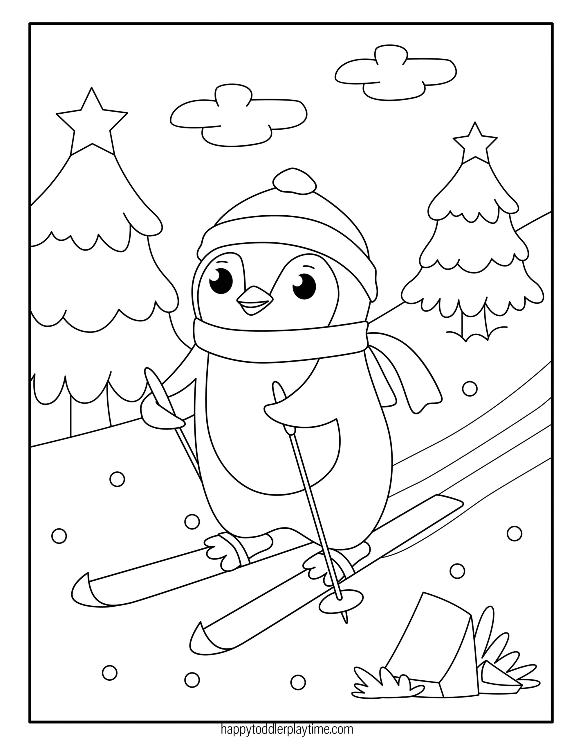 Holiday Printable Coloring Pages
