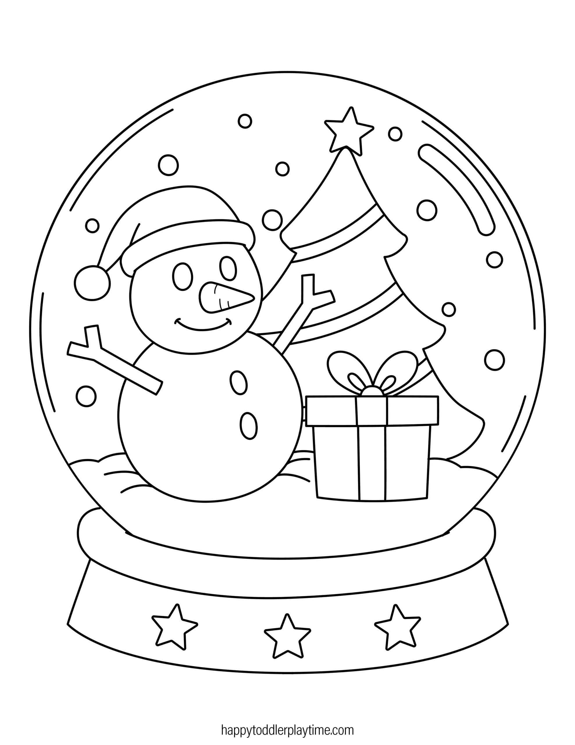Christmas Color Pages To Print Free