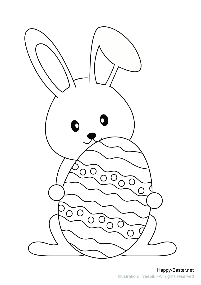 Bunny Printable Coloring Pages
