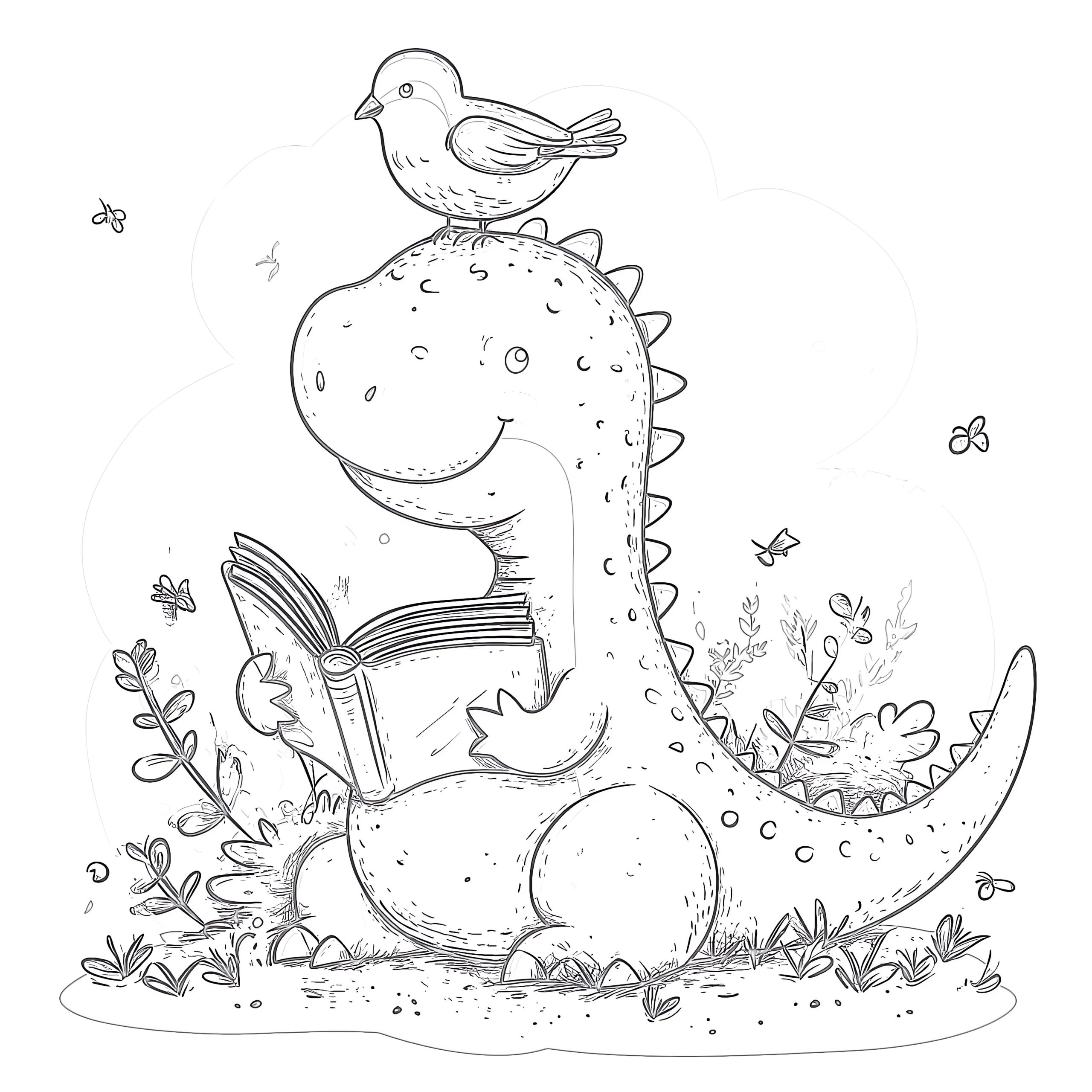 Free Printable Coloring Pages Dinosaur Coloring Pages Mimi Panda