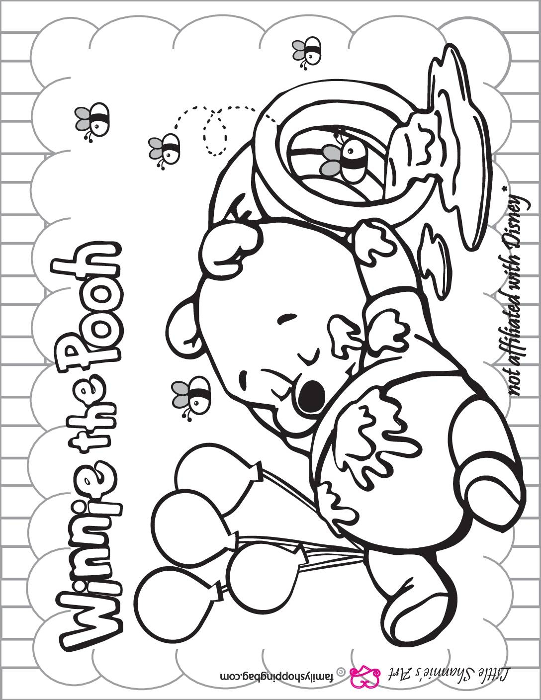Printable Winnie The Pooh Coloring Pages