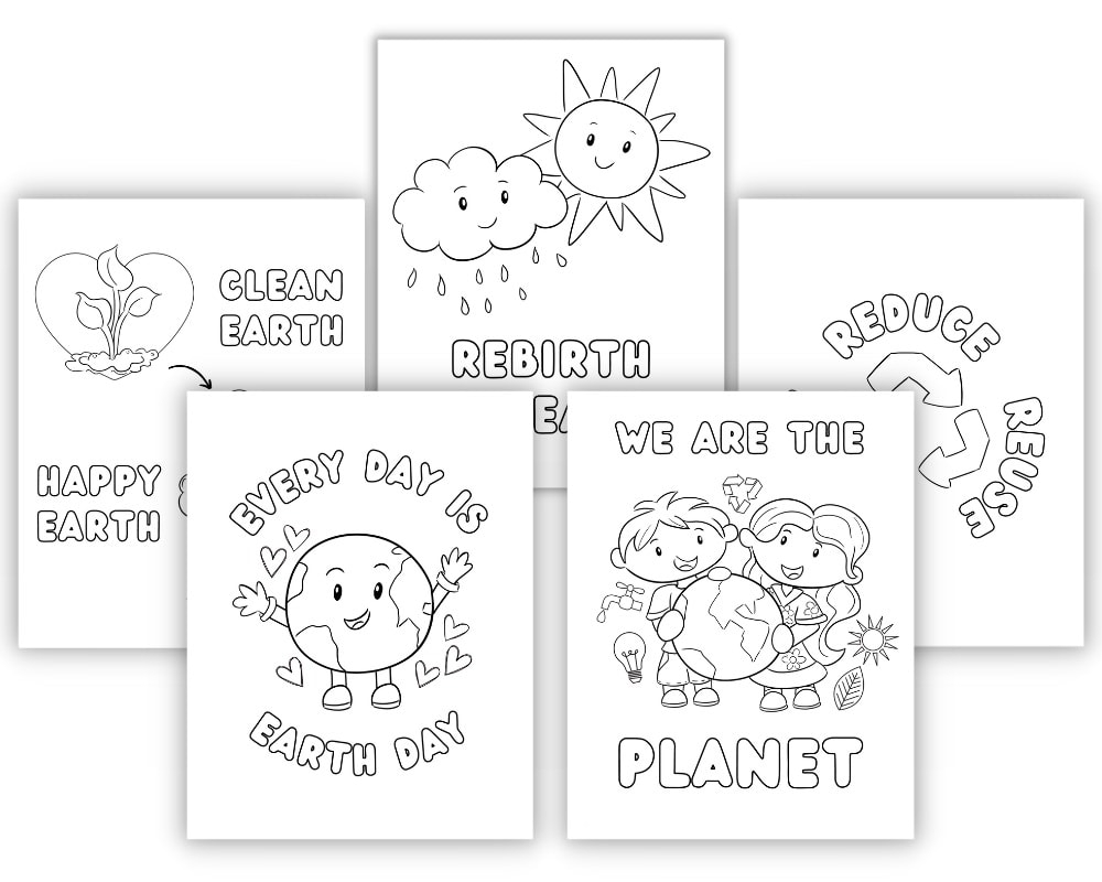 Free Printable Earth Day Coloring Pages