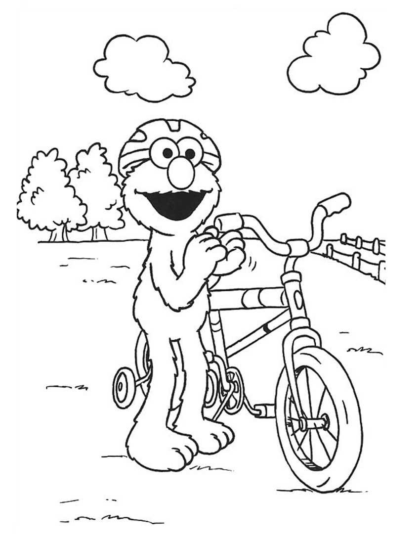 Printable Coloring Pages Of Elmo