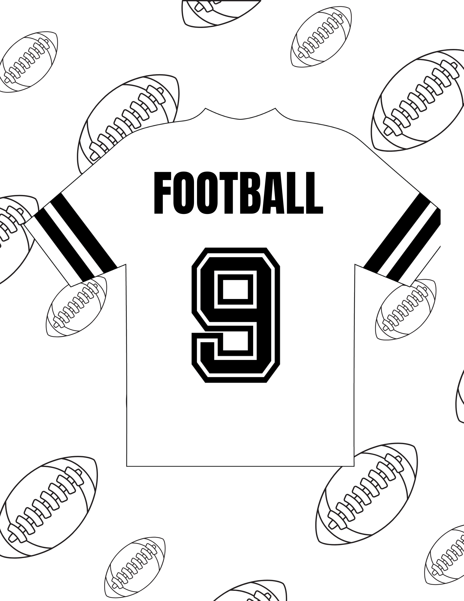 Nfl Coloring Pages Printable