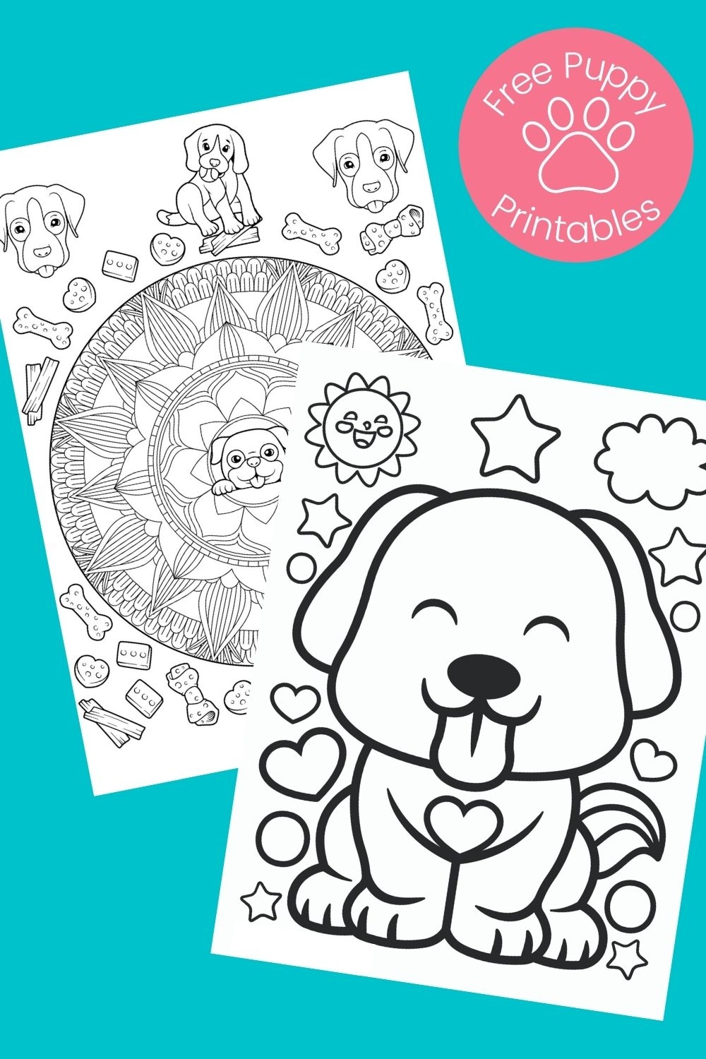 Free Puppy Coloring Pages Printable