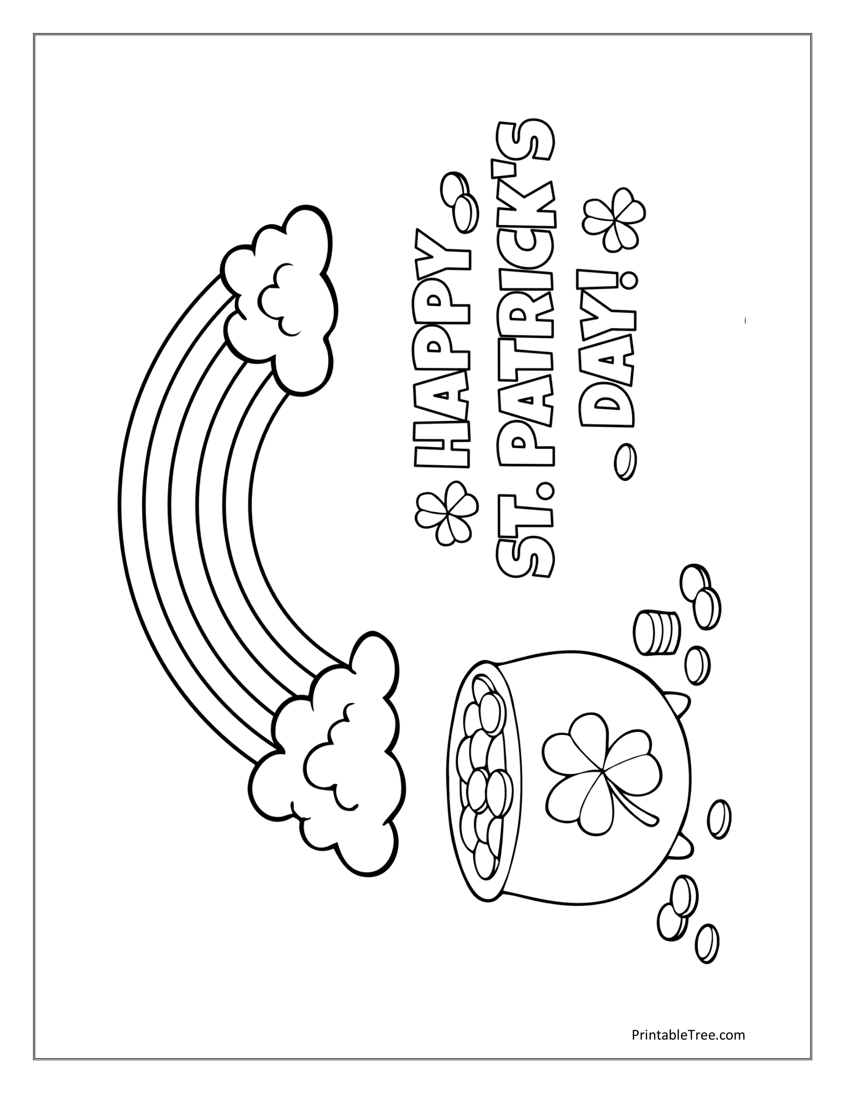 Free Printable Rainbow Coloring Pages PDF For Kids U0026 Adults