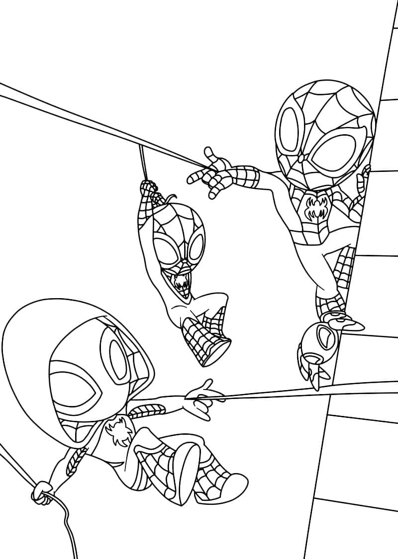 Free Printable Spidey And His Amazing Friends Coloring Page Download Print Or Color Online For Free
