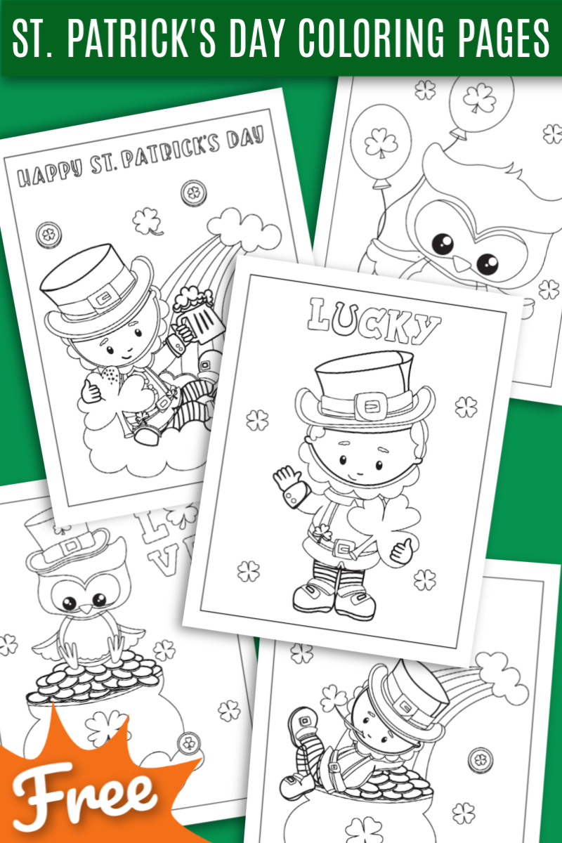 Leprechaun Coloring Page Free