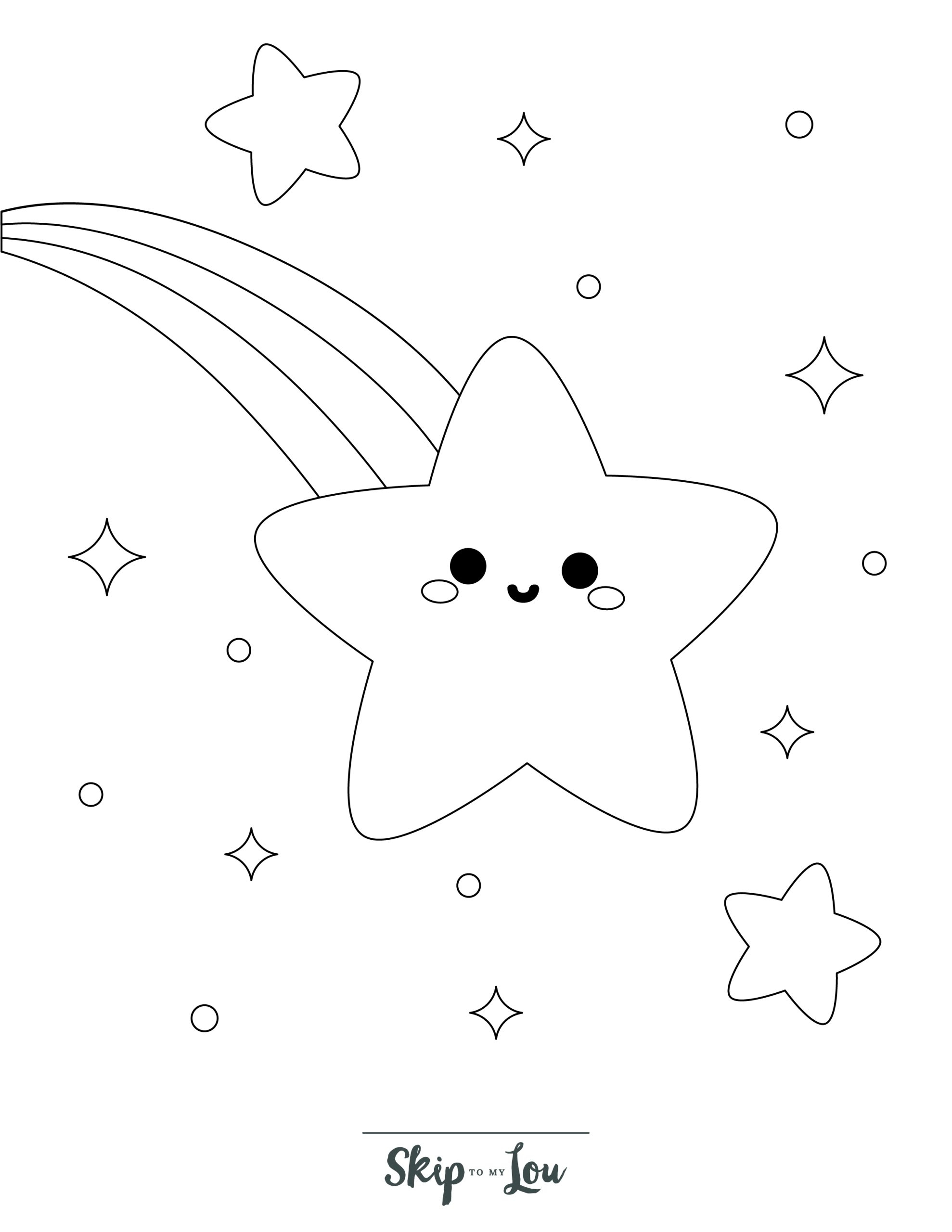 Star Coloring Pages Printable