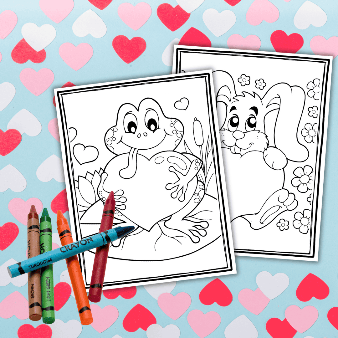 Free Printable Valentines Coloring Pages For Preschool