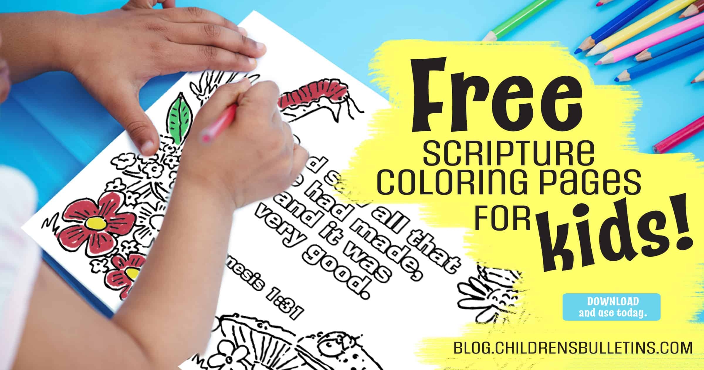 Free Printable Bible Coloring Pages With Scriptures