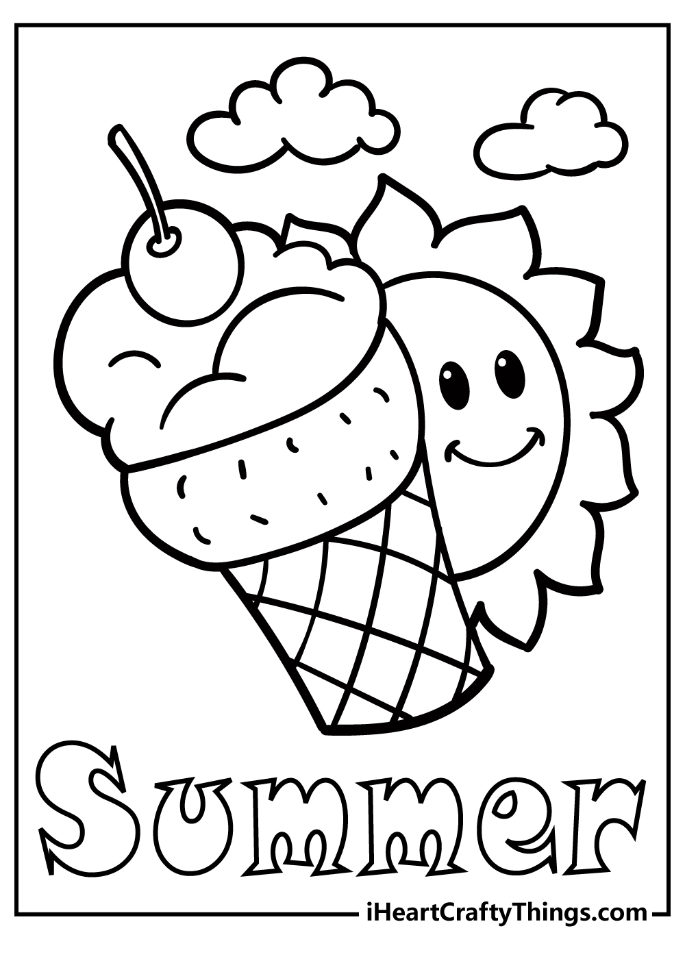 Free Summer Coloring Sheets Hotsell