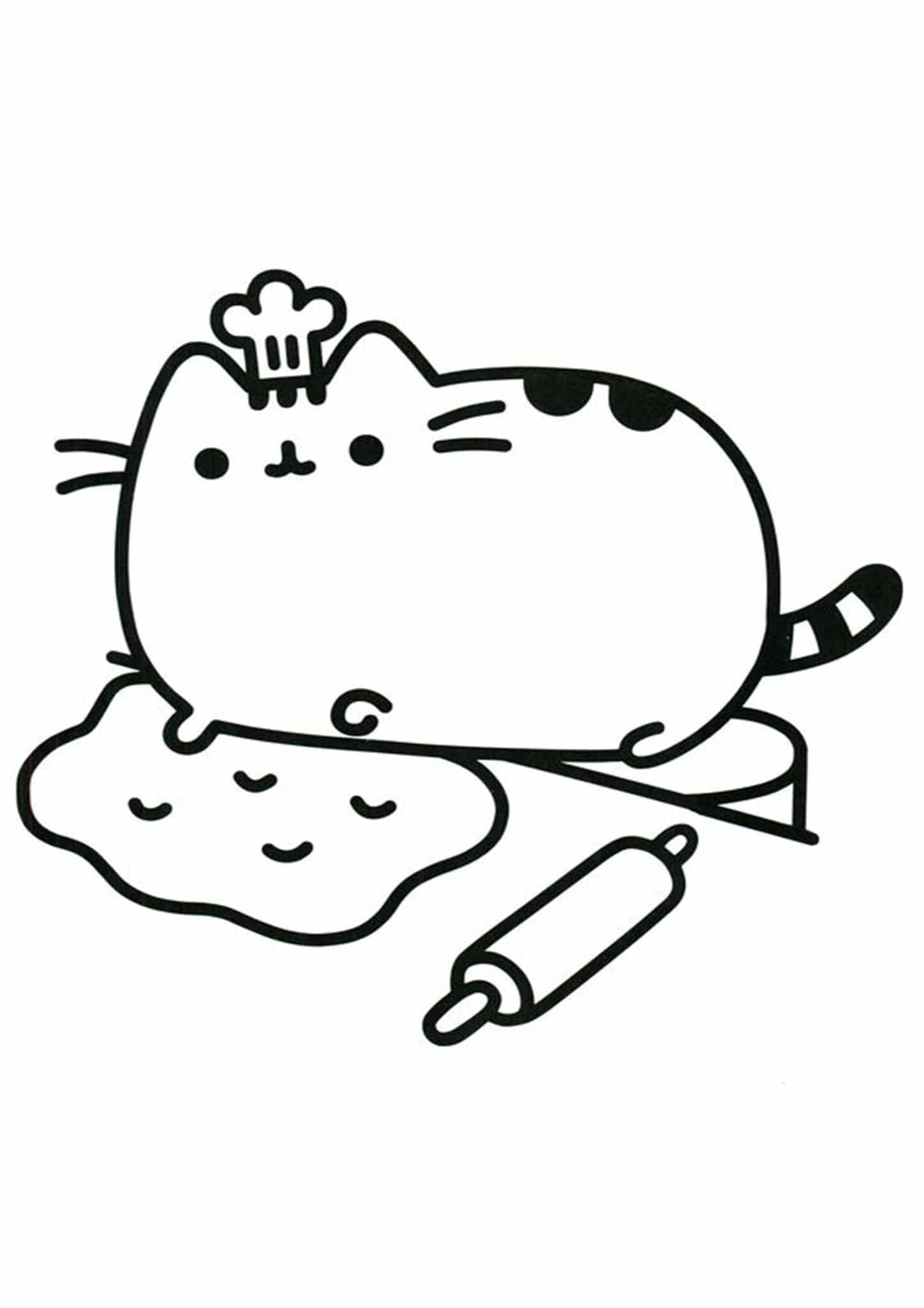 Free U0026 Easy To Print Pusheen Coloring Pages Tulamama