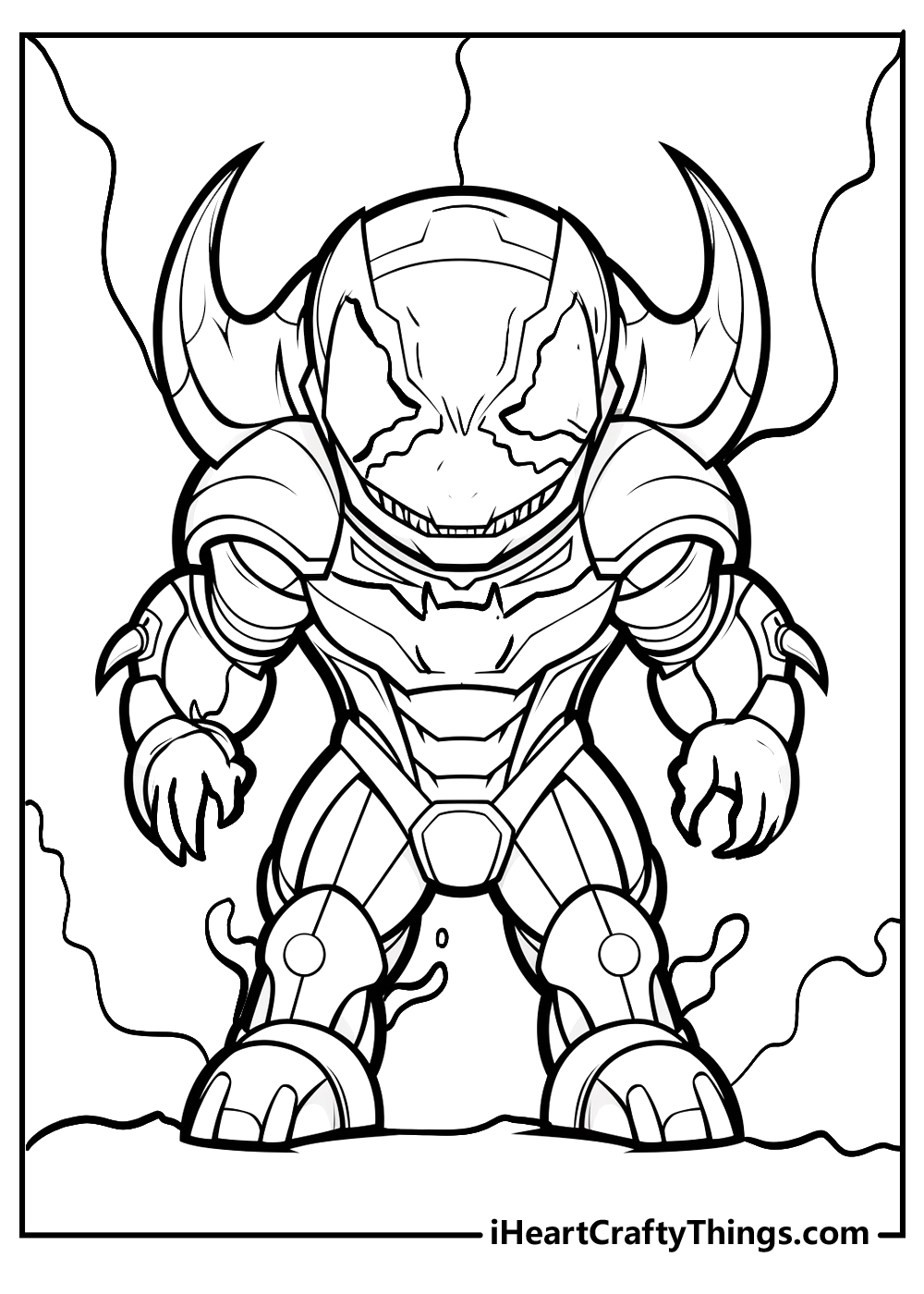 Free Venom Coloring Pages 15 Easy Printable PDFs 