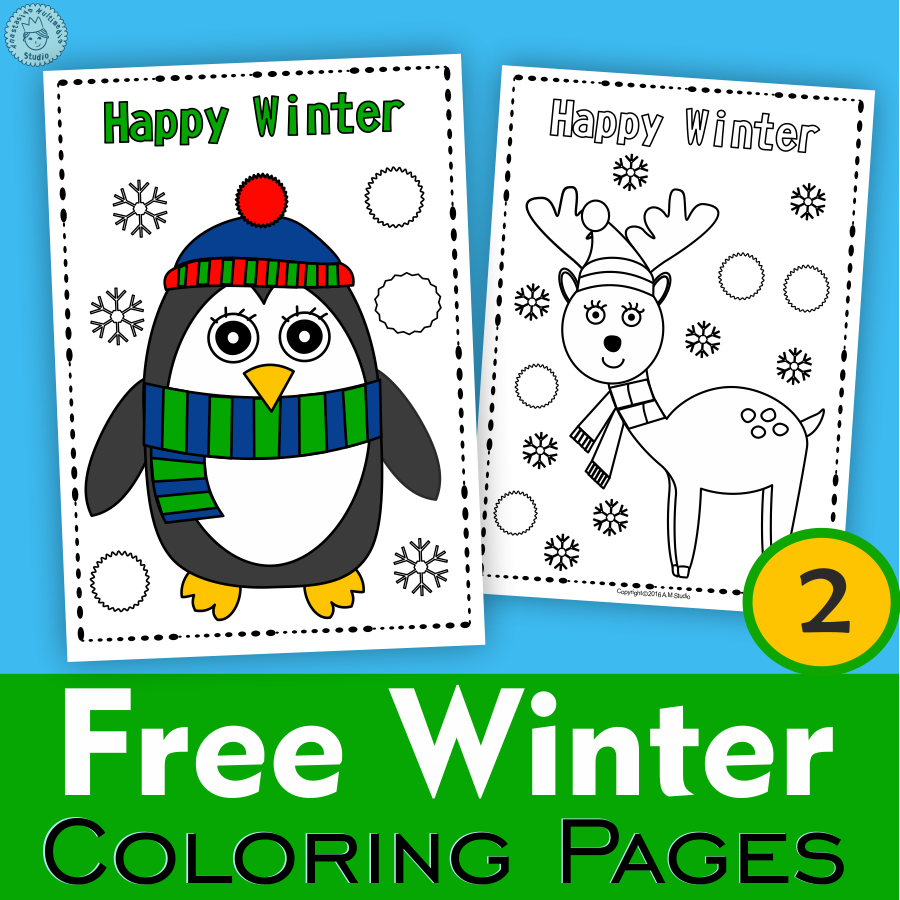 Winter Coloring Pages Free