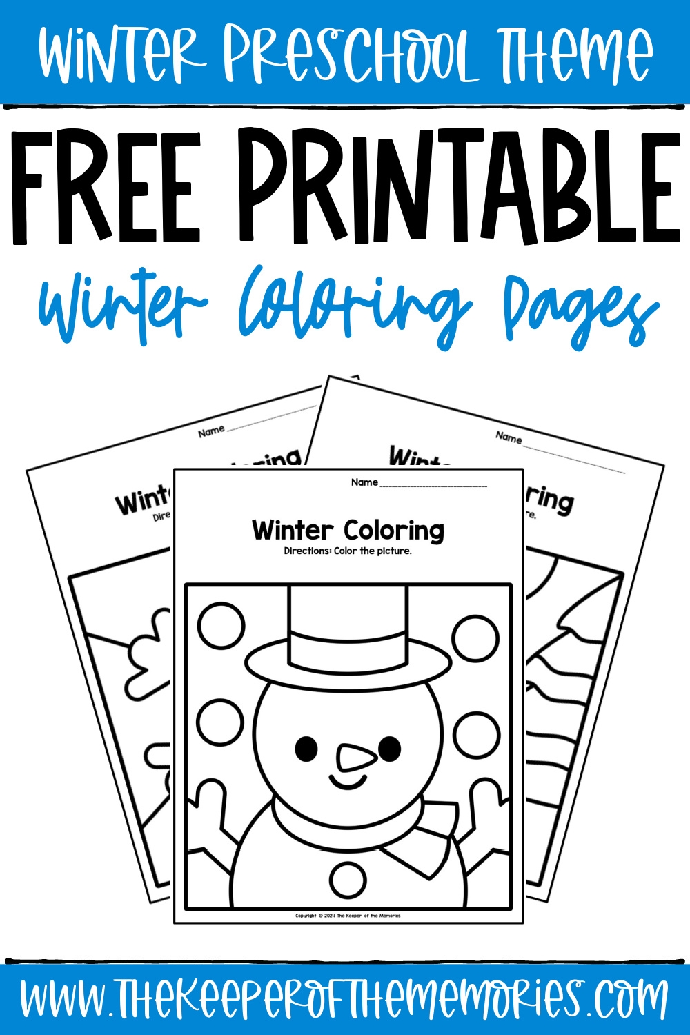 Coloring Pages Winter Printable