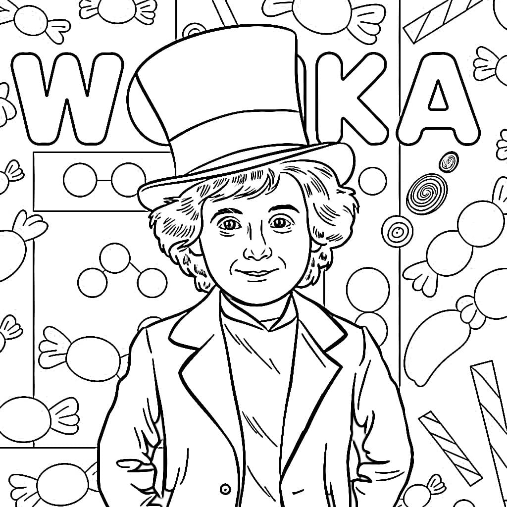 Free Wonka Coloring Page Download Print Or Color Online For Free
