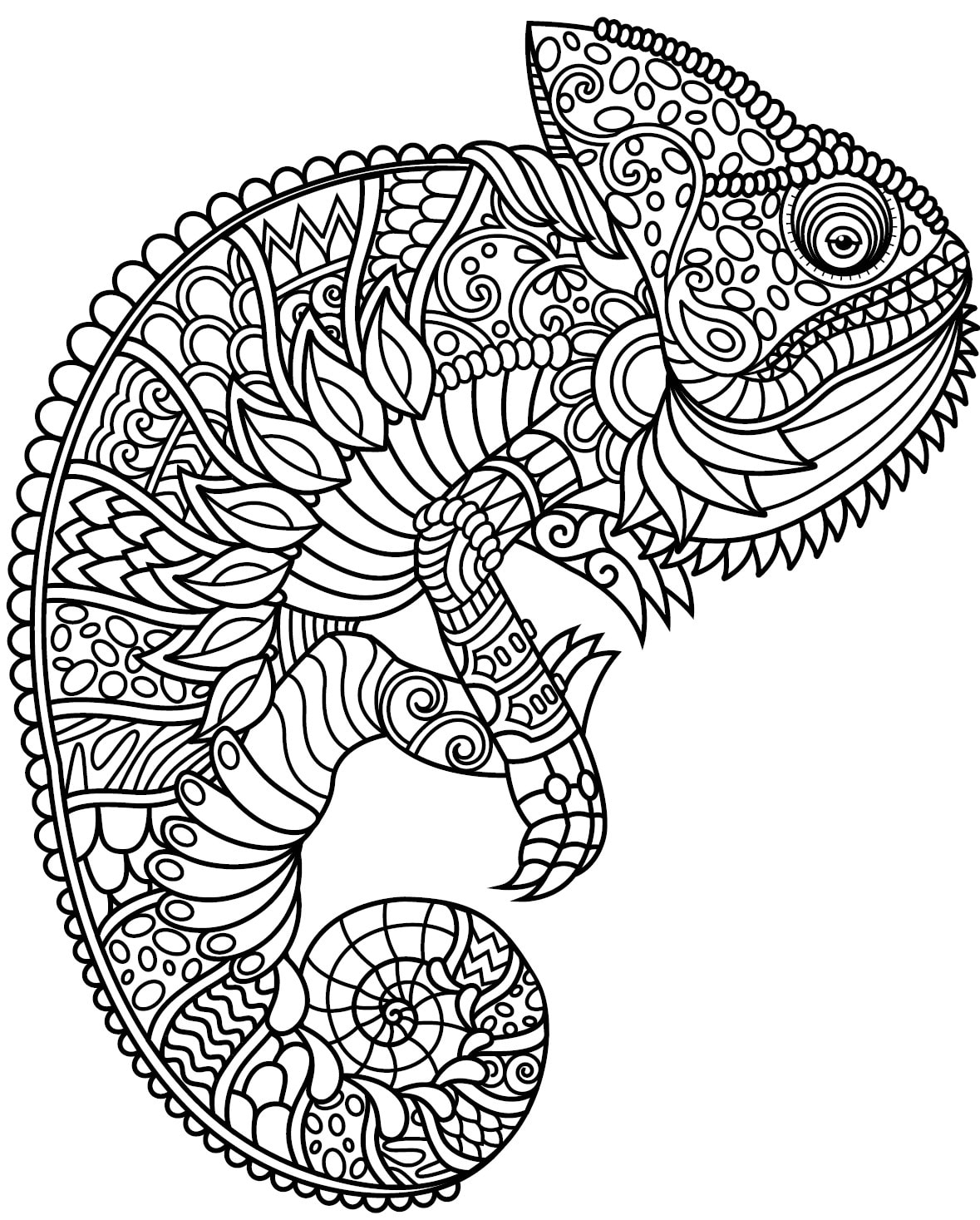 Animal Adult Coloring Pages Printable