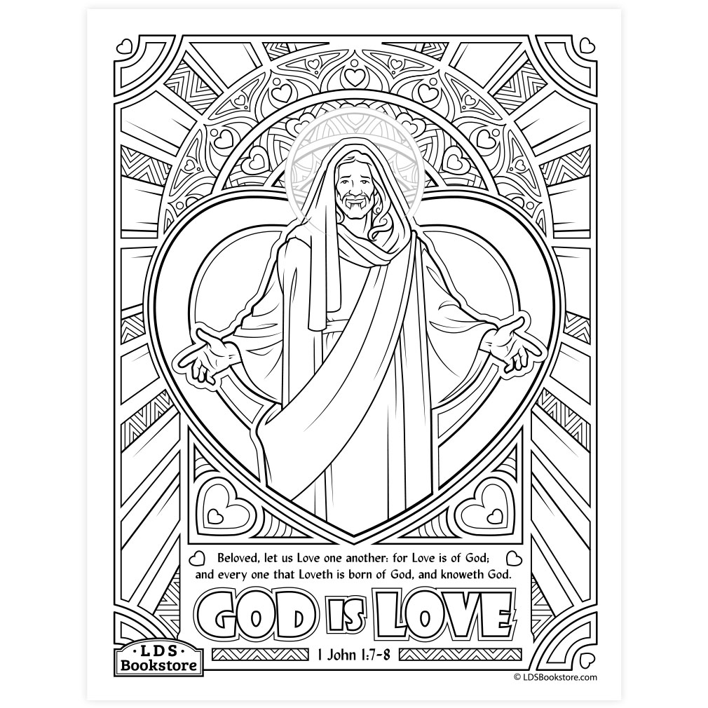 Printable Coloring Pages Of Love
