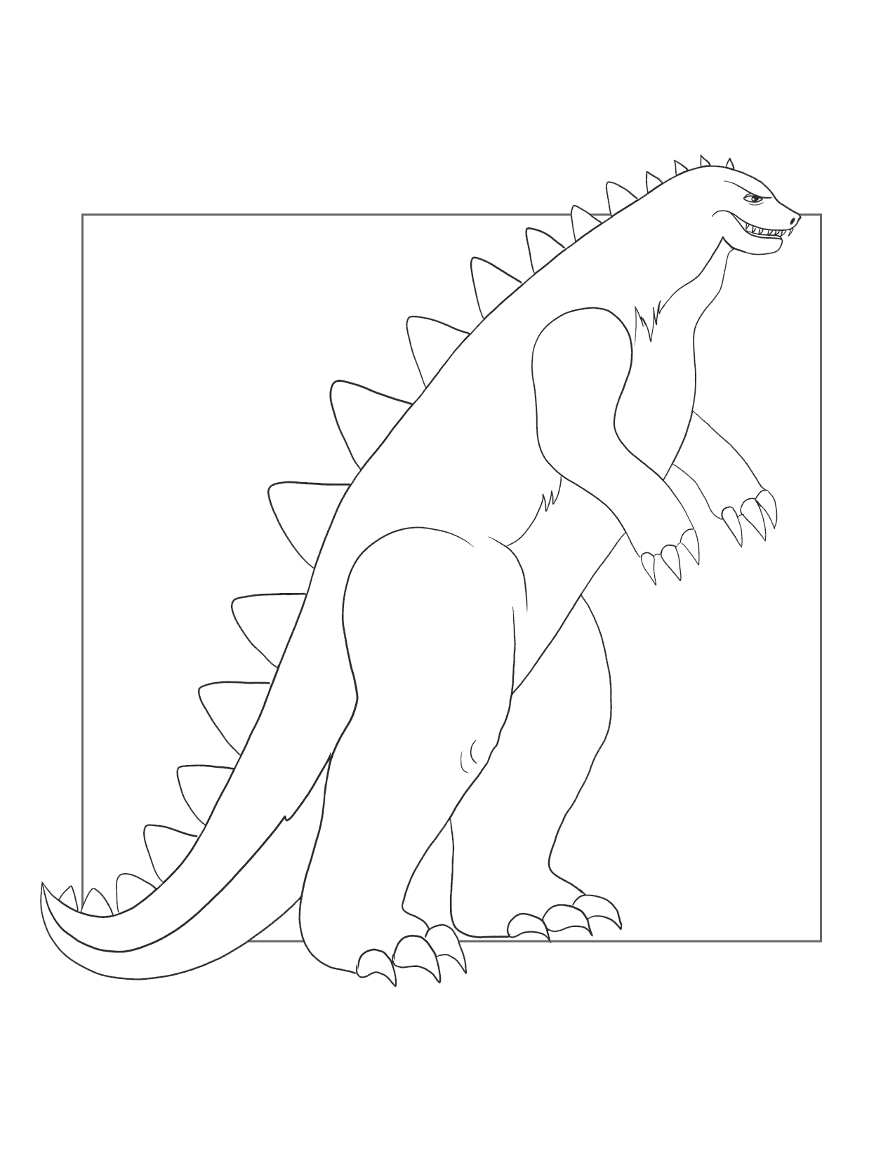 Godzilla Coloring Pages Printable