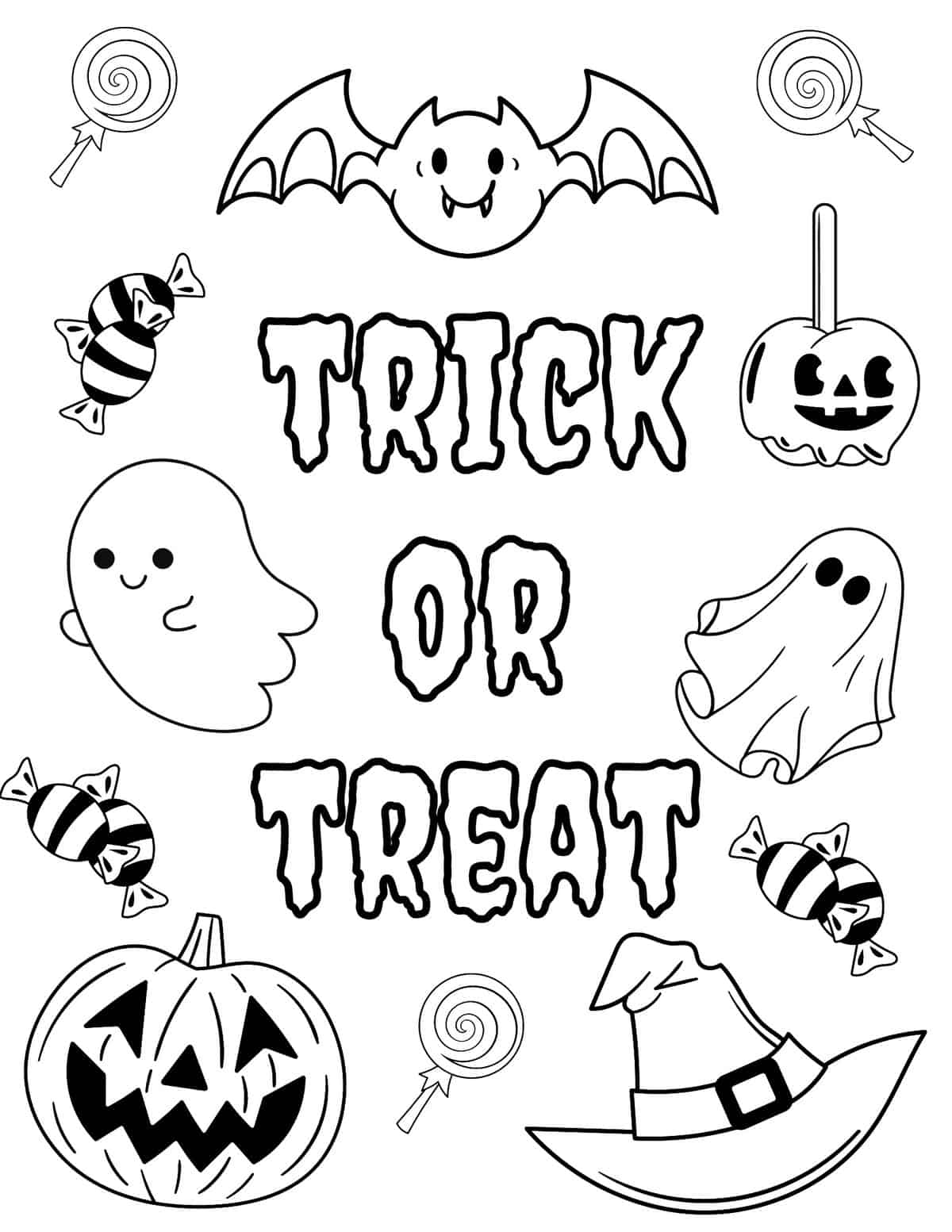 Halloween Coloring Pages 10 Free Printable Halloween Activities Worksheets Library