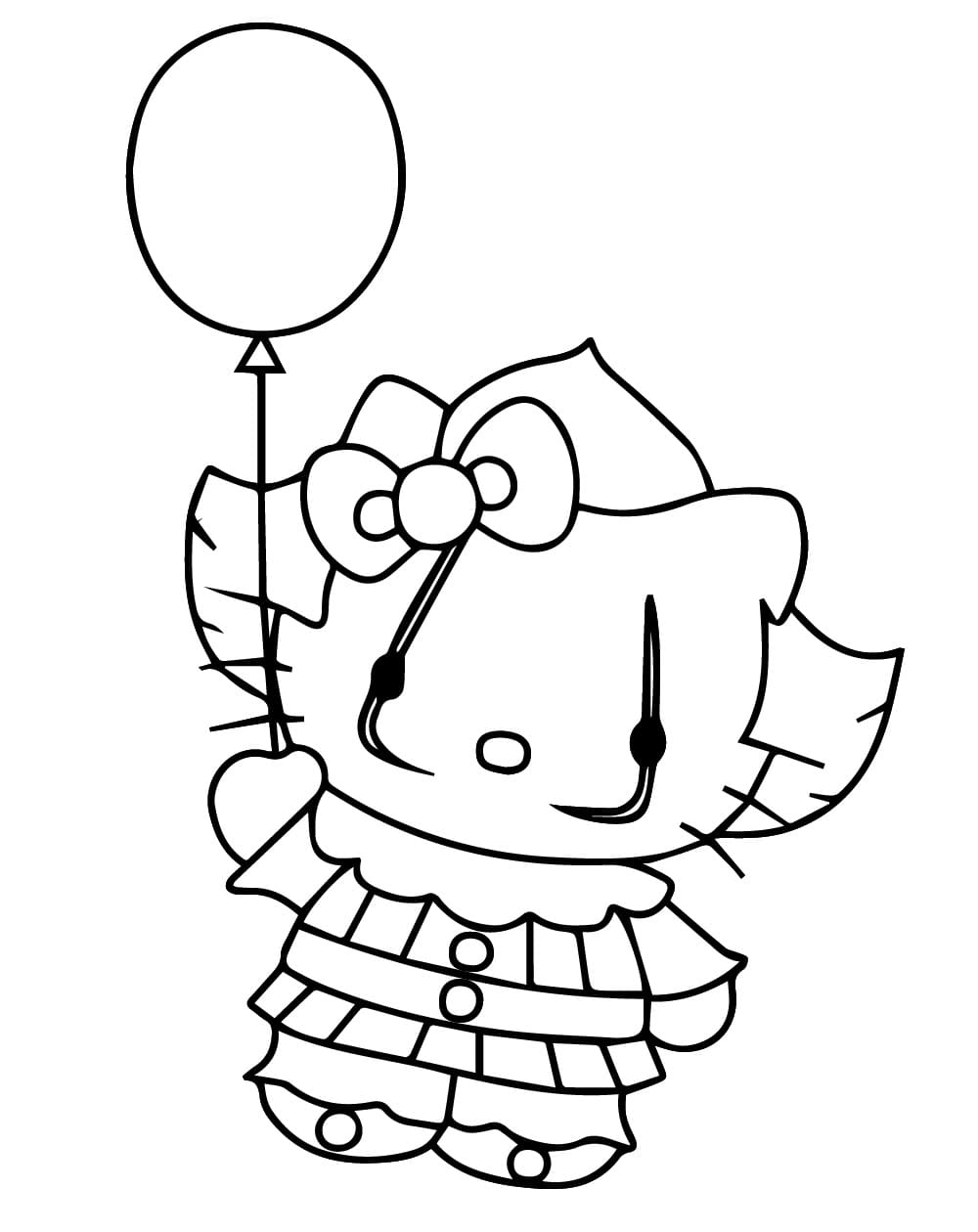 Halloween Hello Kitty Free Printable Coloring Page Download Print Or Color Online For Free